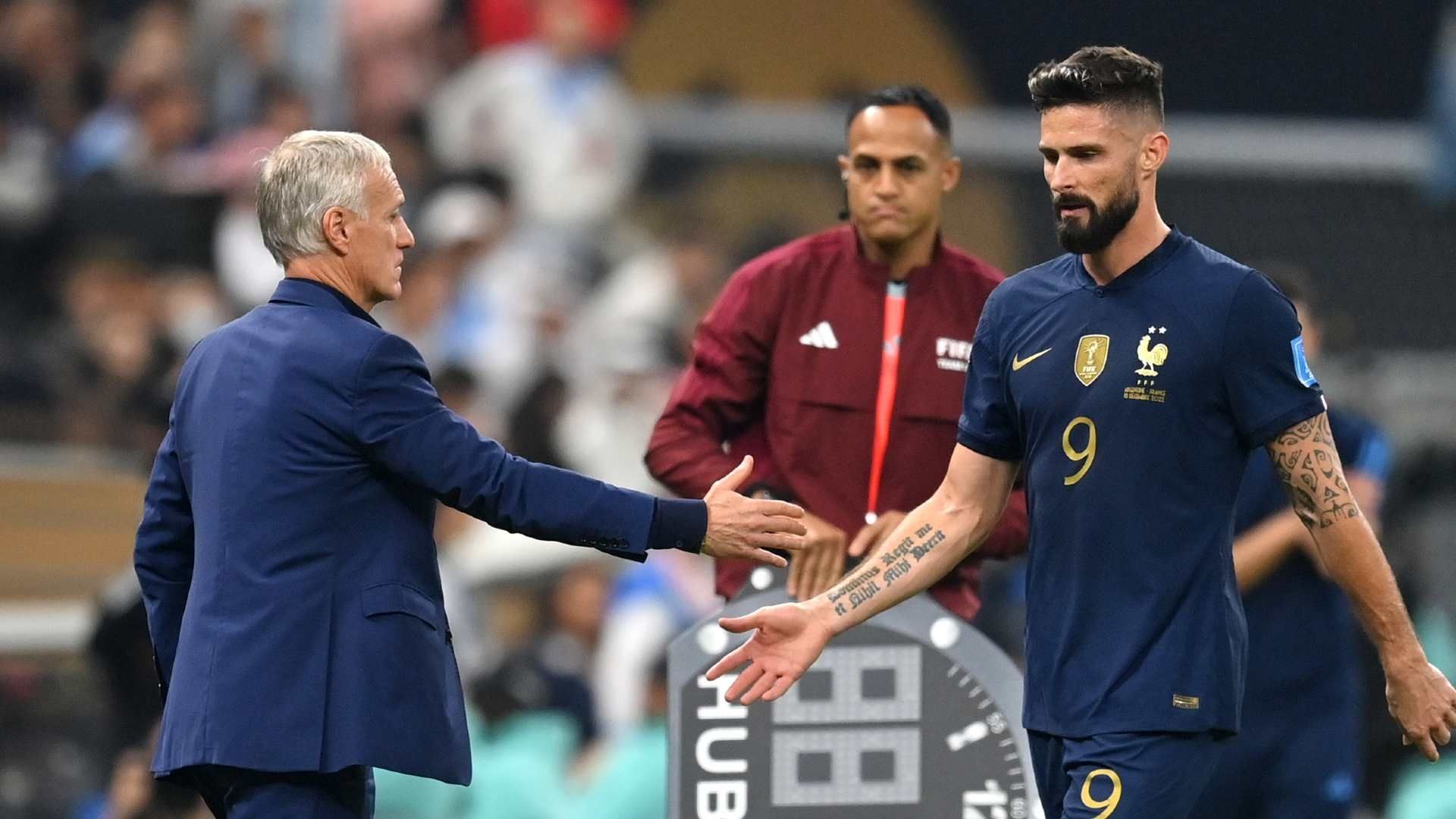 20221219 Didier Deschamps Olivier Giroud