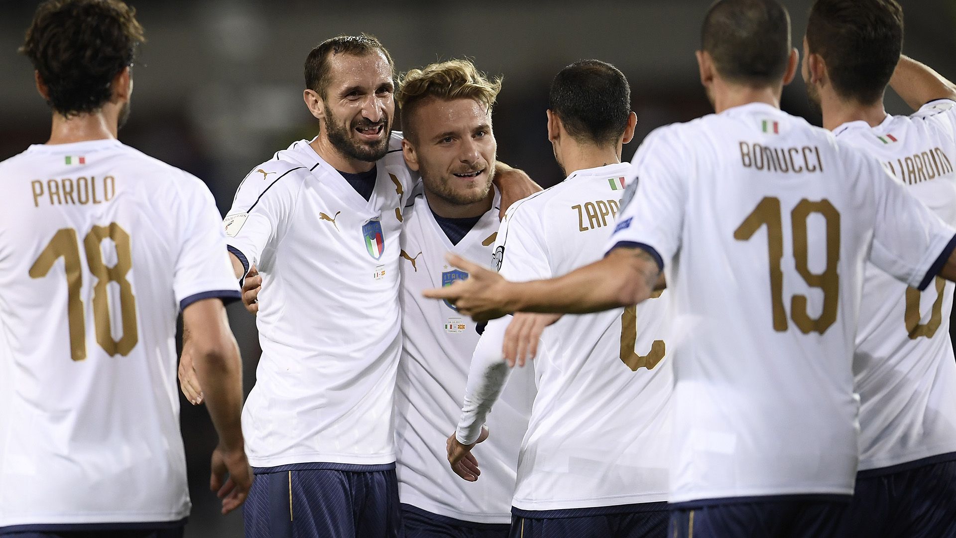 Giorgio Chiellini Italy Macedonia