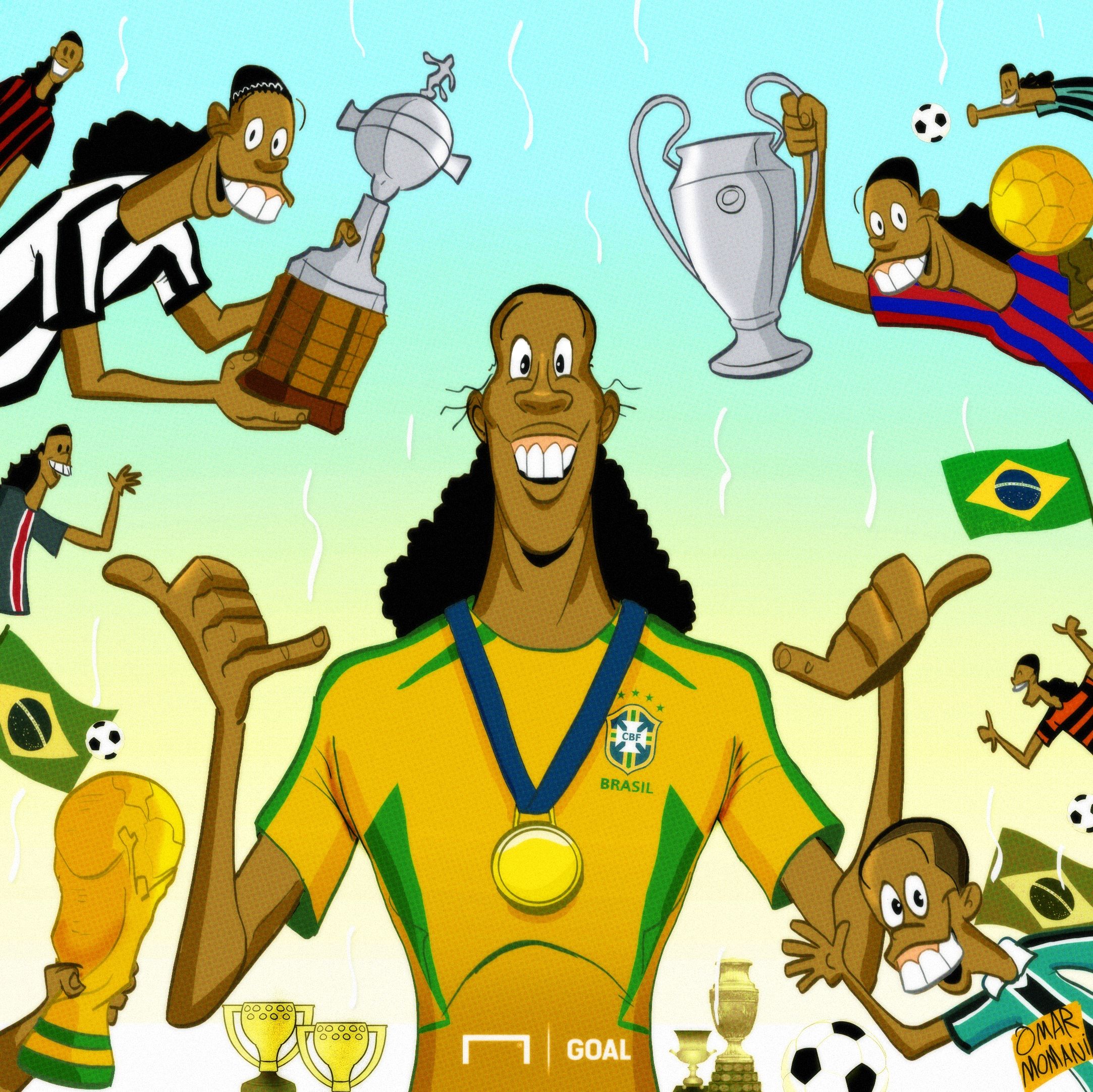 CARTOON Ronaldinho retirement