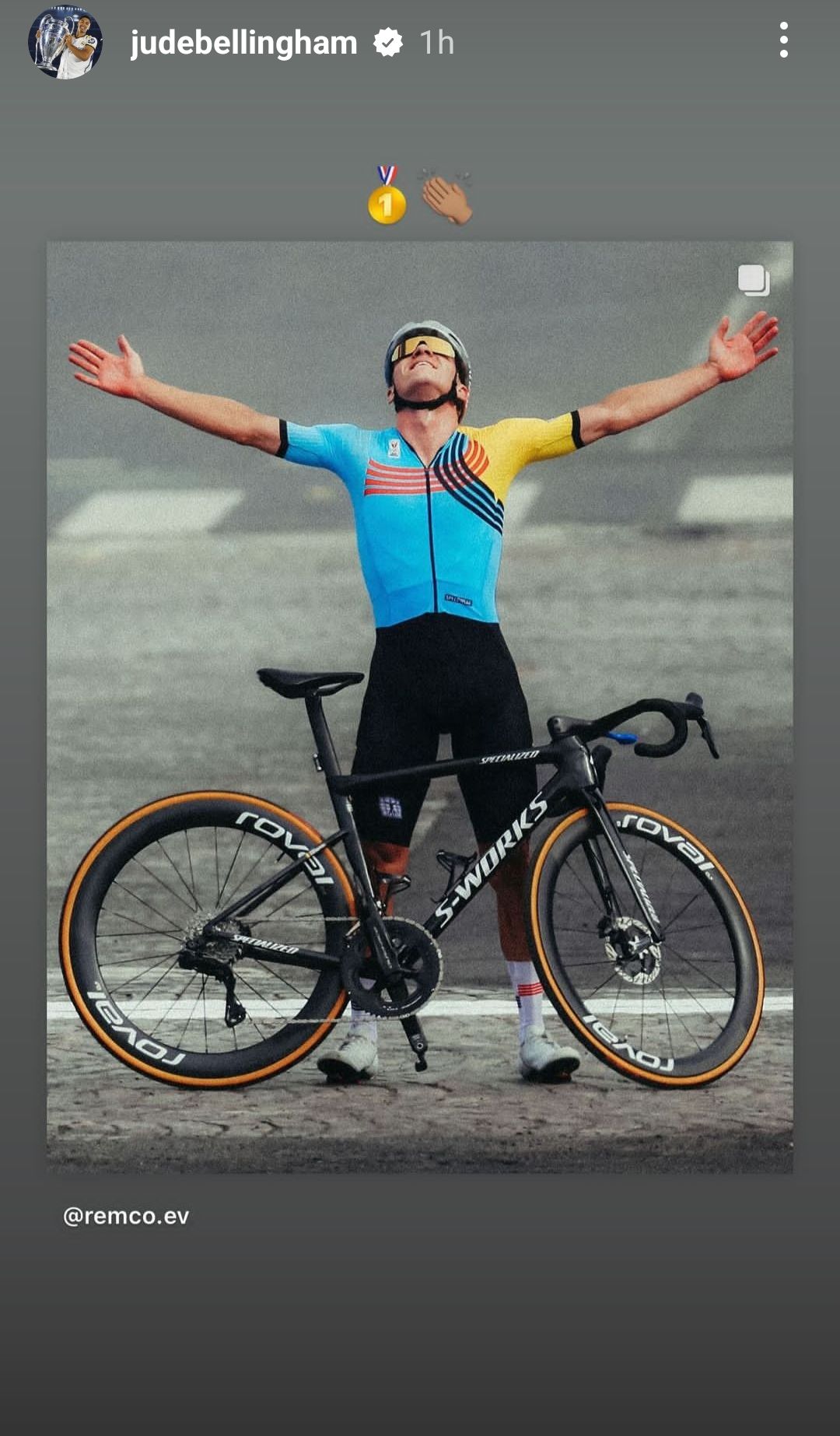 Jude Bellingham Remco Evenepoel