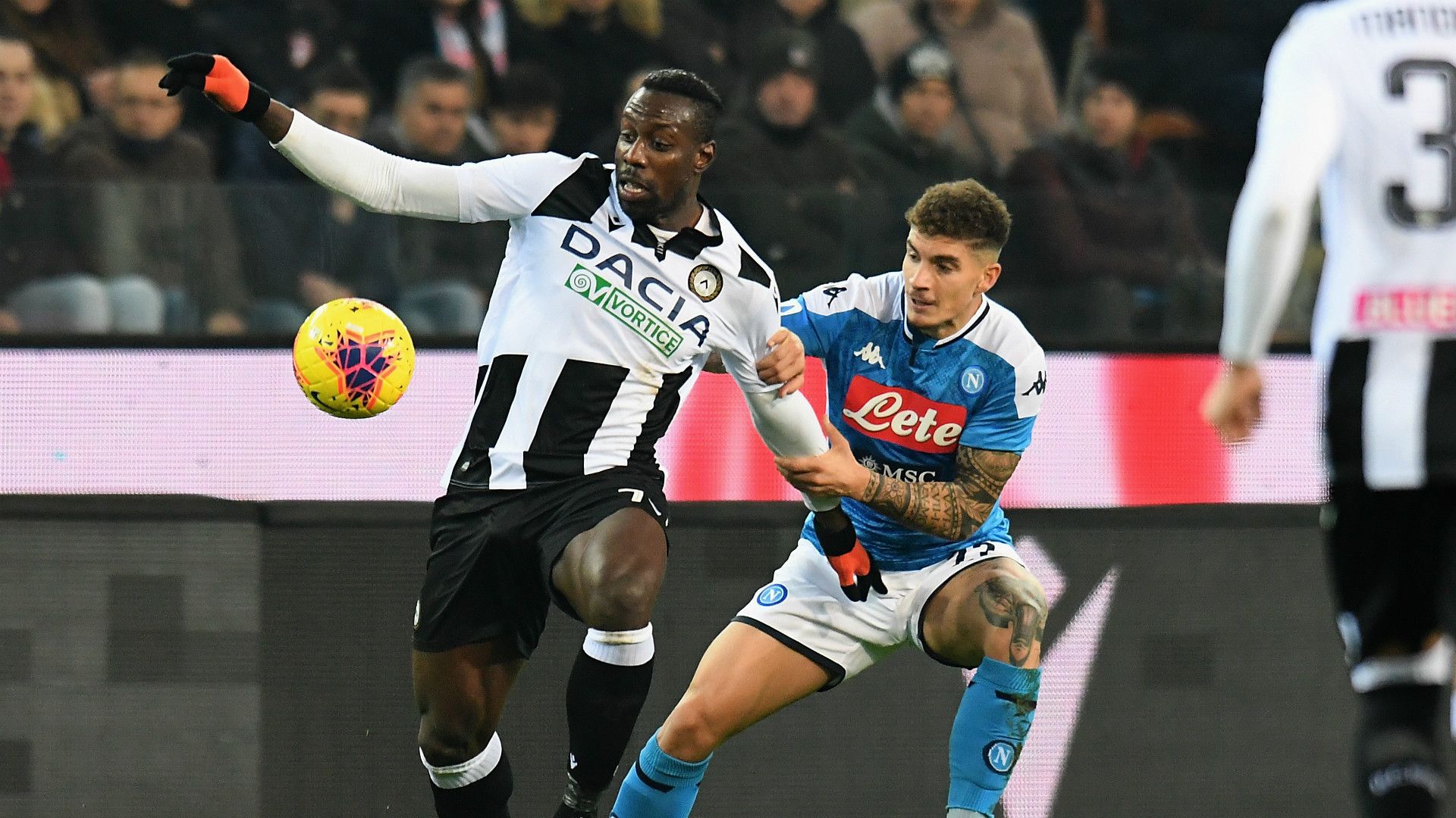 Stefano Okaka Giovanni Di Lorenzo Udinese Napoli