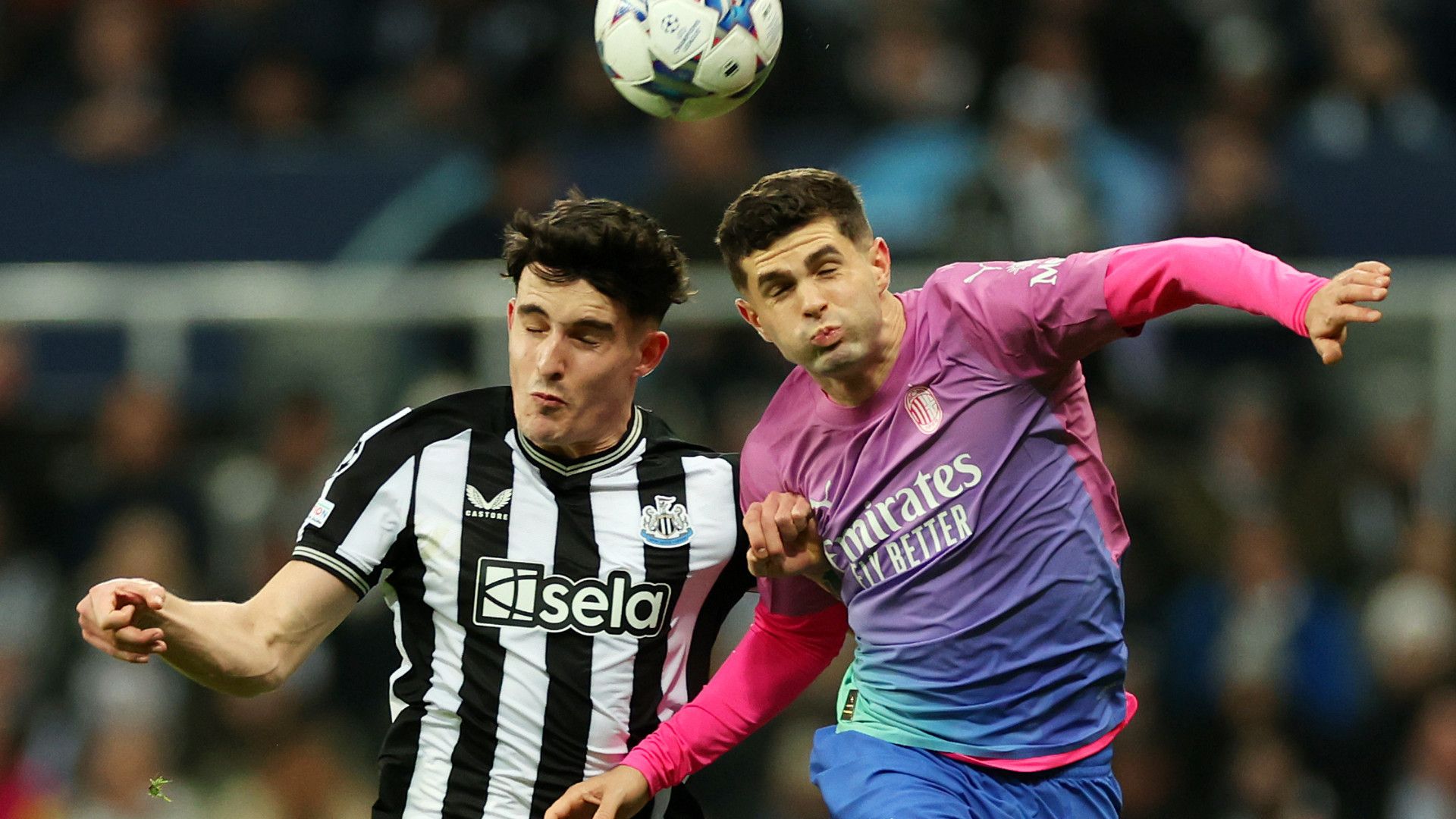 TONI LIVRAMENTO NEWCASTLE CHRISTIAN PULISIC MILAN