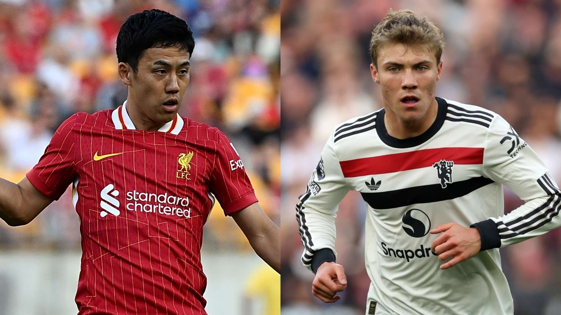 Wataru Endo Liverpool Rasmus Hojlund Man Utd