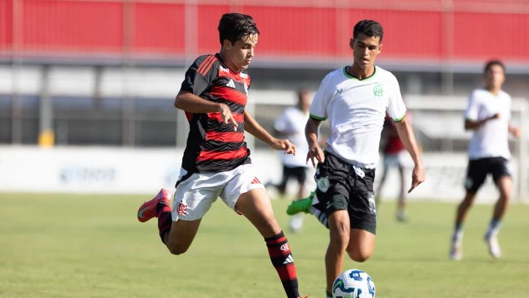 Flamengo sub-17, contra o América-MG, pela Copa do Brasil de 2025
