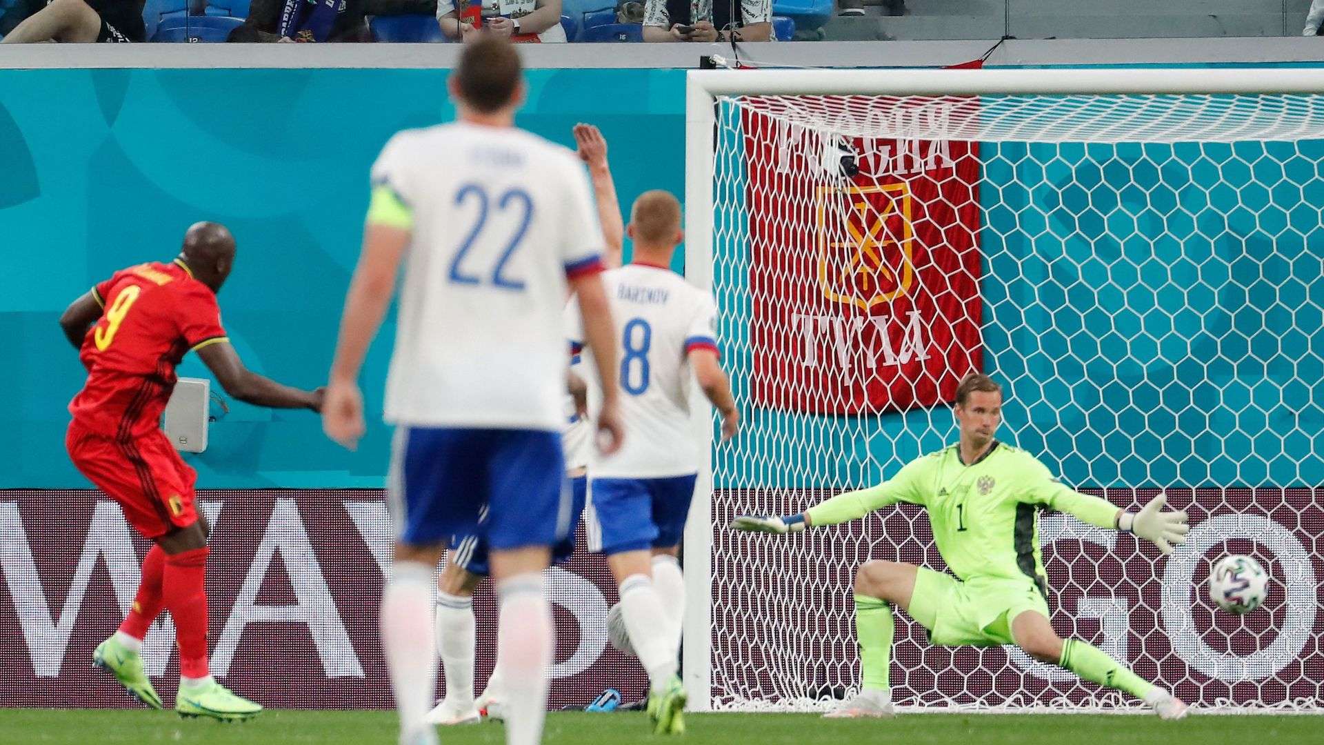 Romelu Lukaku - Rusia vs Belgia Euro 2020