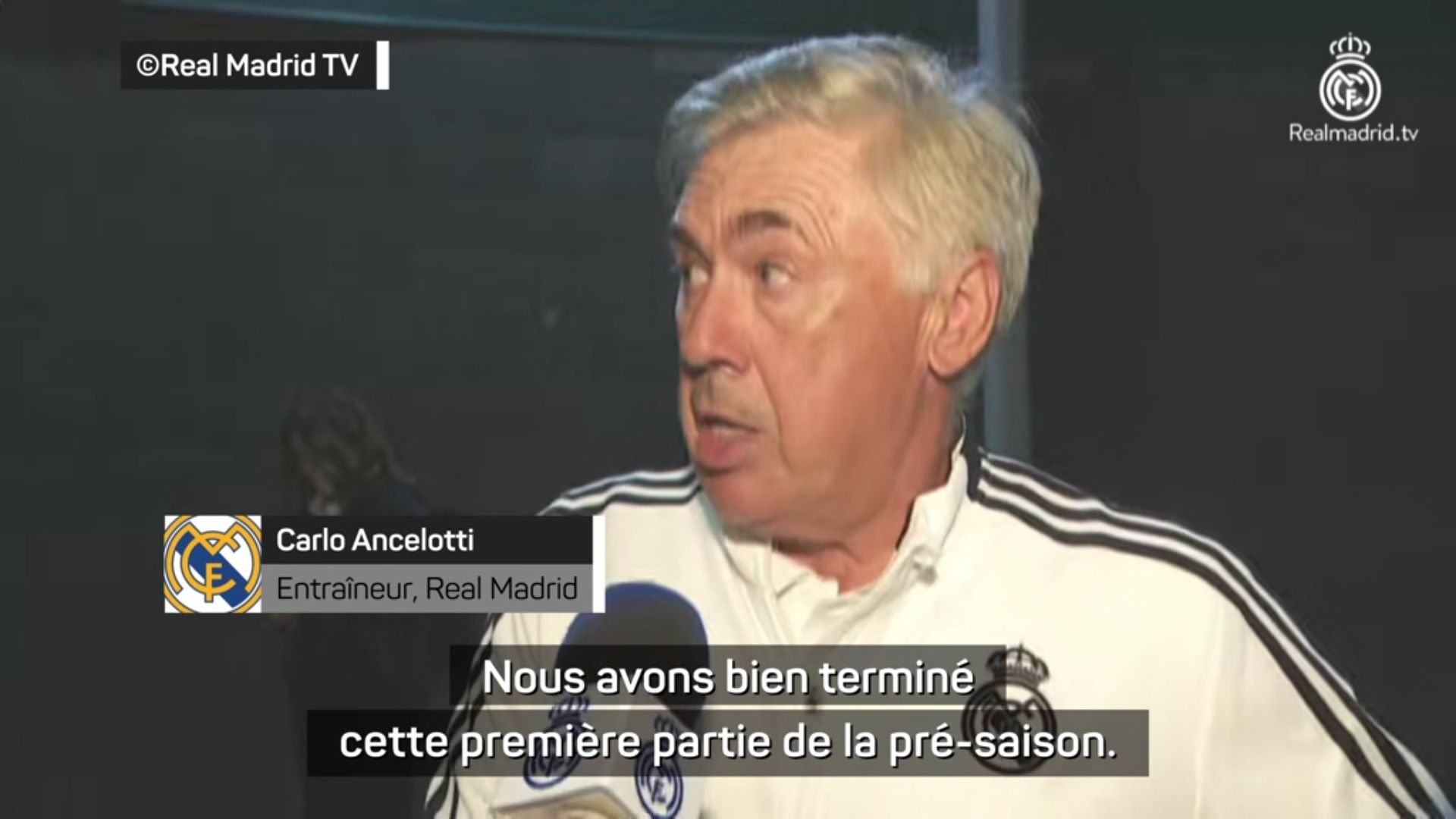 Real Madrid Juventus Carlo Ancelotti Zone Mixte