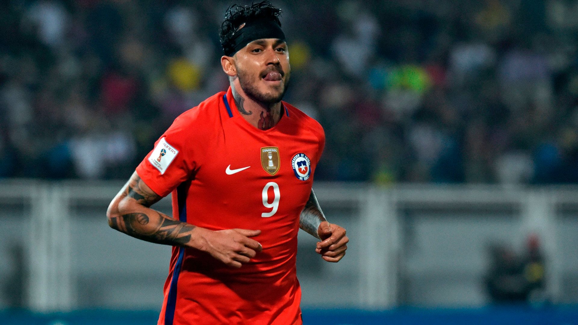 Mauricio Pinilla Venezuela v Chile Eliminatorias 29032016