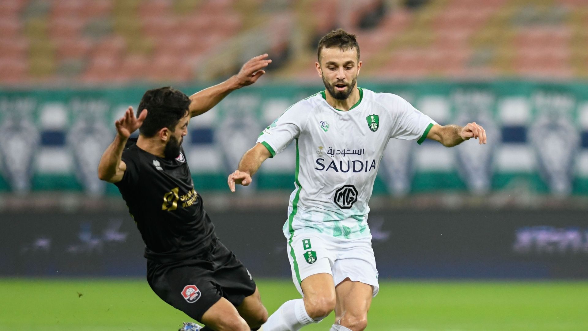 Mohamed Fouzair - Elvis Saric - ahli - raed - spl 9-9-2020