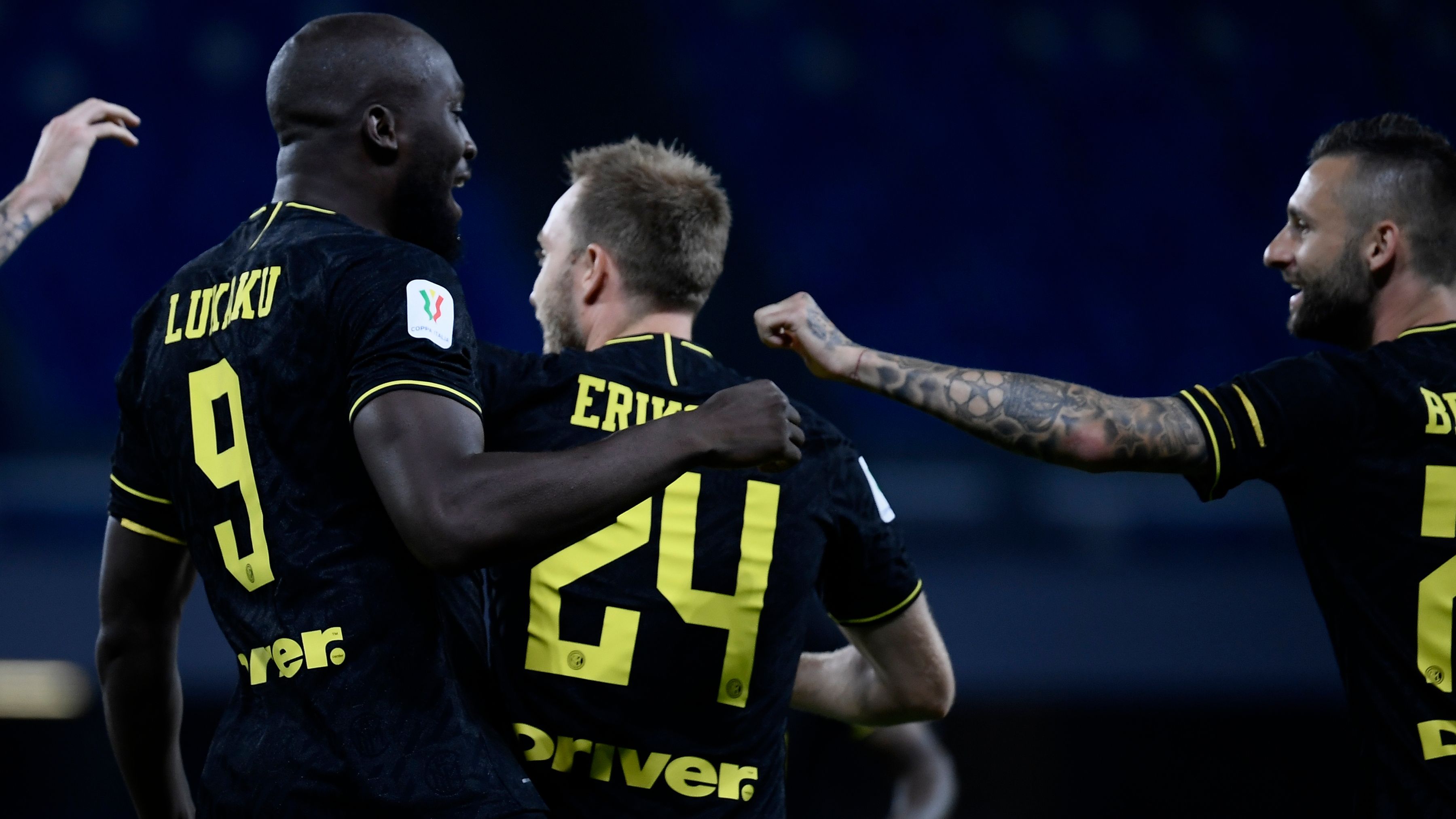 Christian Eriksen Napoli Inter Coppa Italia