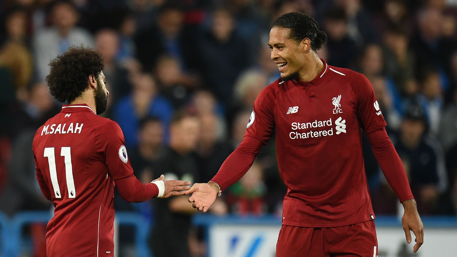 Virgil van Dijk and Mohamed Salah