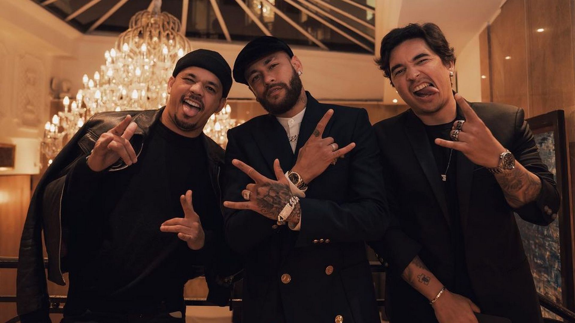 Neymar and his friends