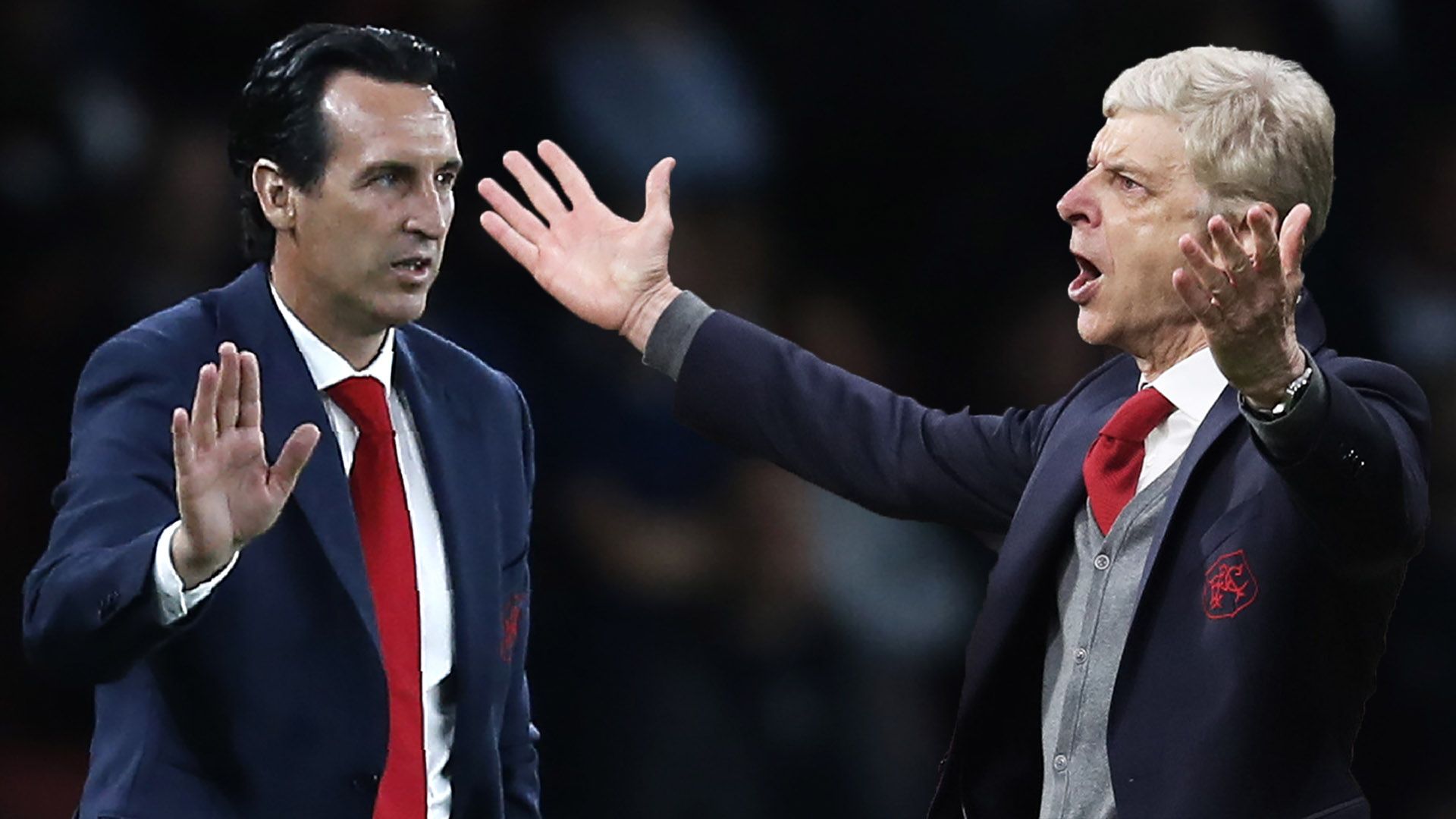 Unai Emery Arsene Wenger Arsenal