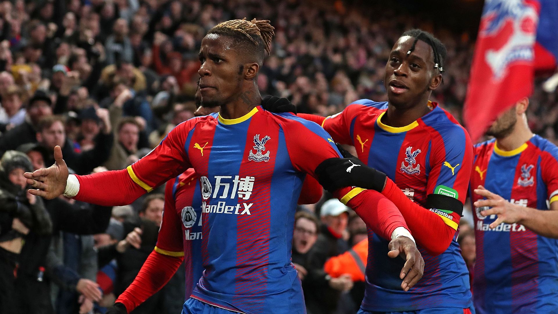 Crystal Palace Wan-Bissaka Wilfried Zaha