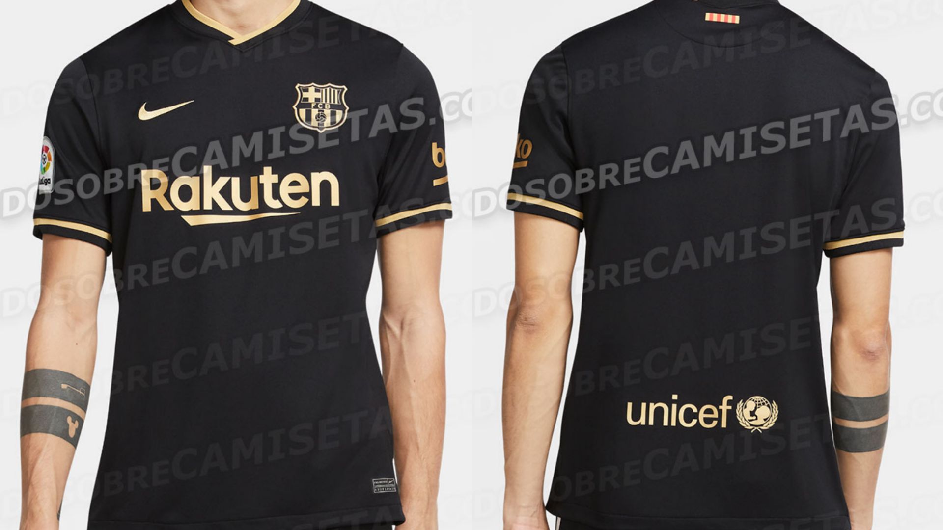 Camiseta negra Barcelona 2020-2021