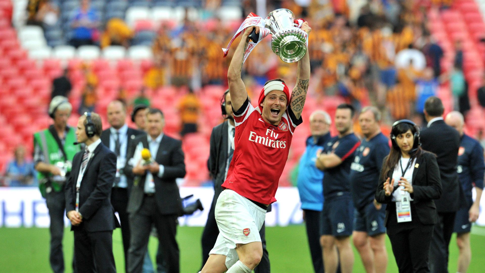 Olivier Giroud Arsenal FA Cup 2014