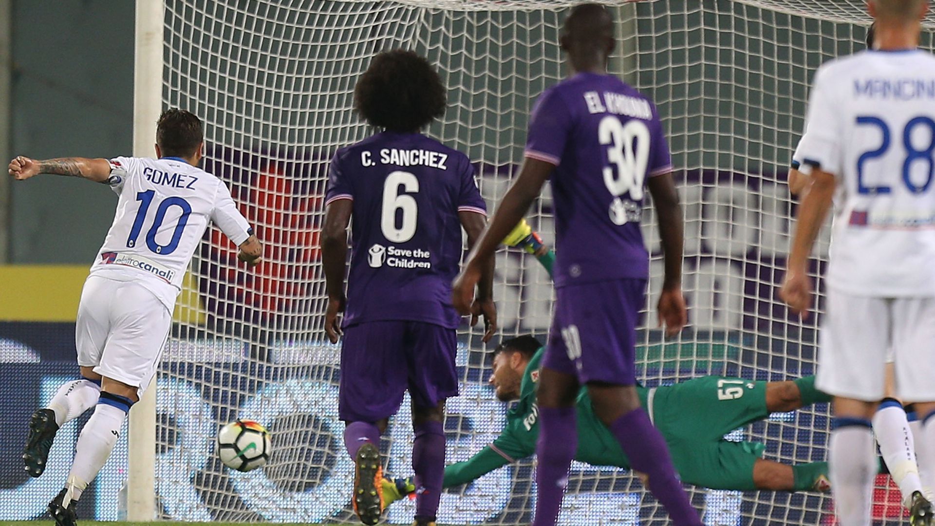 Marco Sportiello Alejandro Papu Gomez Fiorentina Atalanta