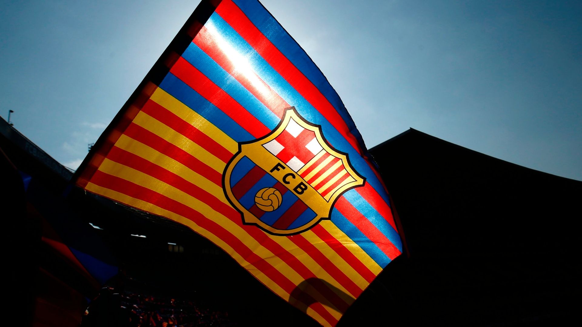 Barca Flagge neutral Fans