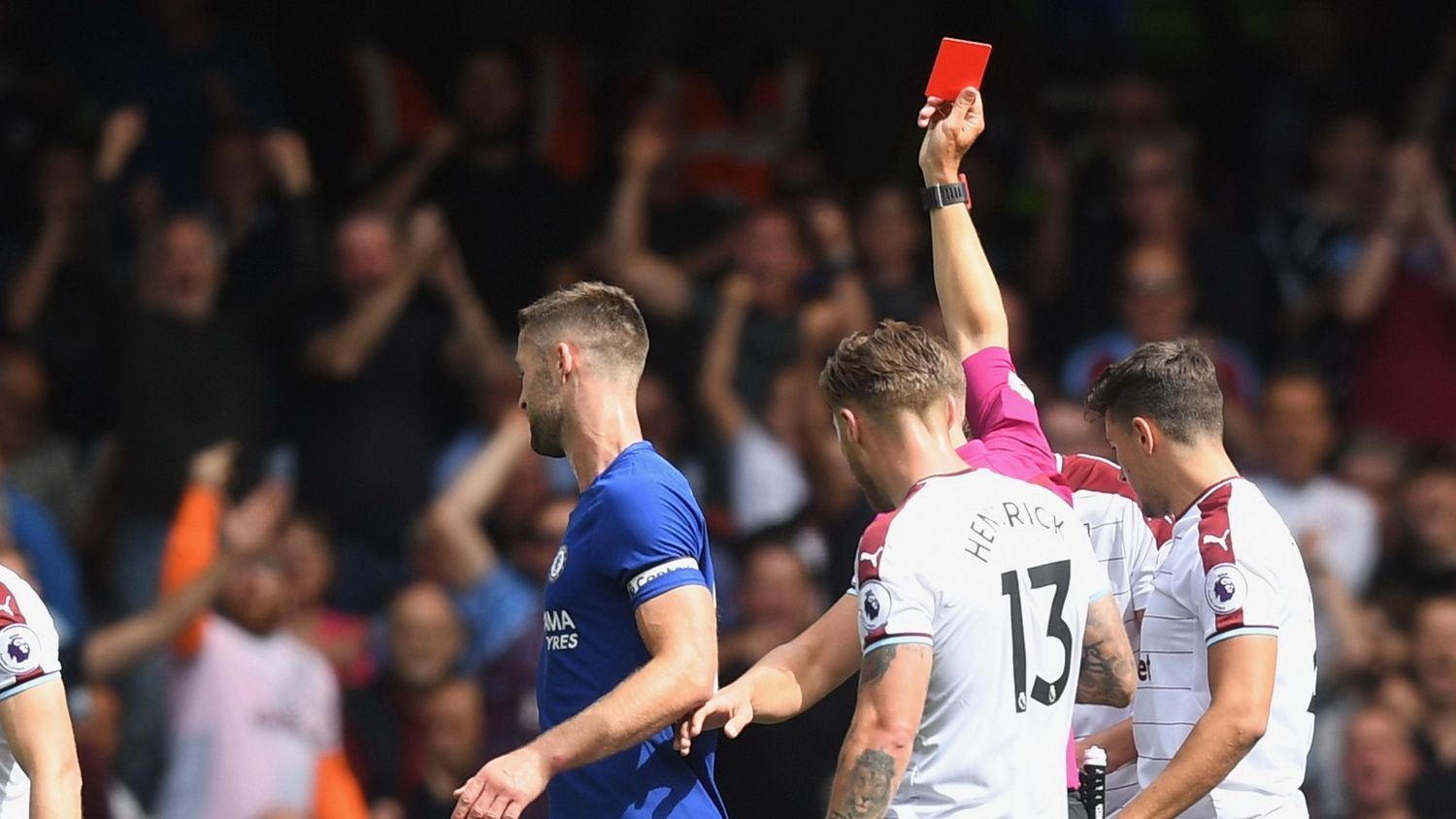 Gary Cahill Chelsea Burnley Premier League