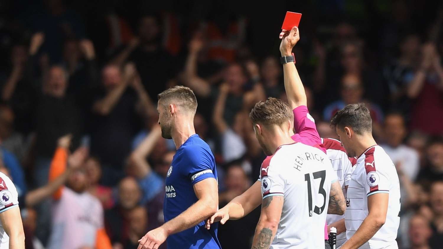 Gary Cahill Chelsea Burnley Premier League