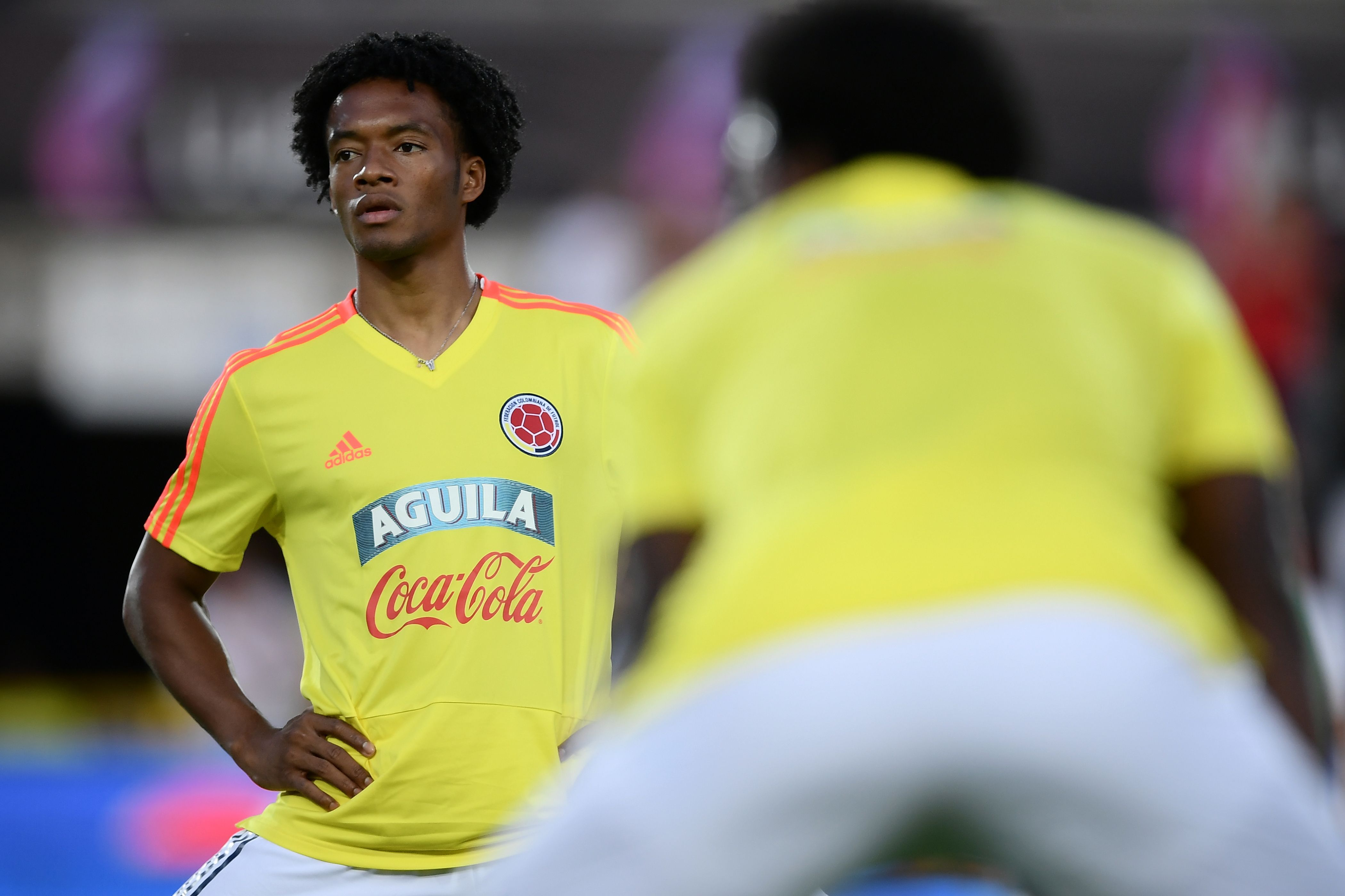Juan Cuadrado Colombia camiseta Coca-Cola Rusia 2018