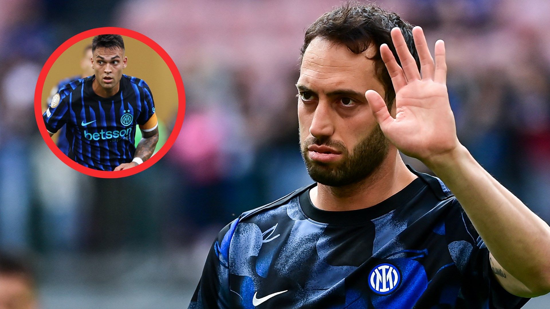 Calhanoglu Lautaro Martinez Inter