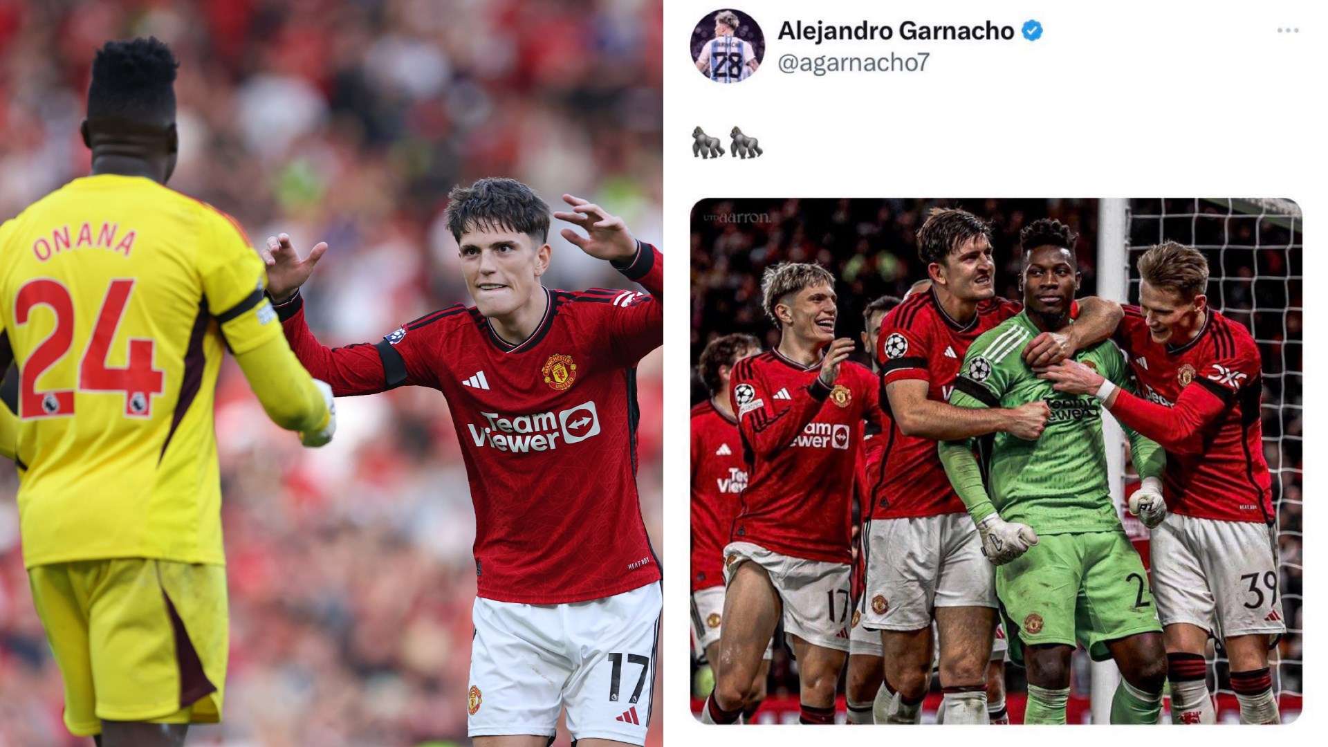 Andre Onana - Alejandro Garnacho