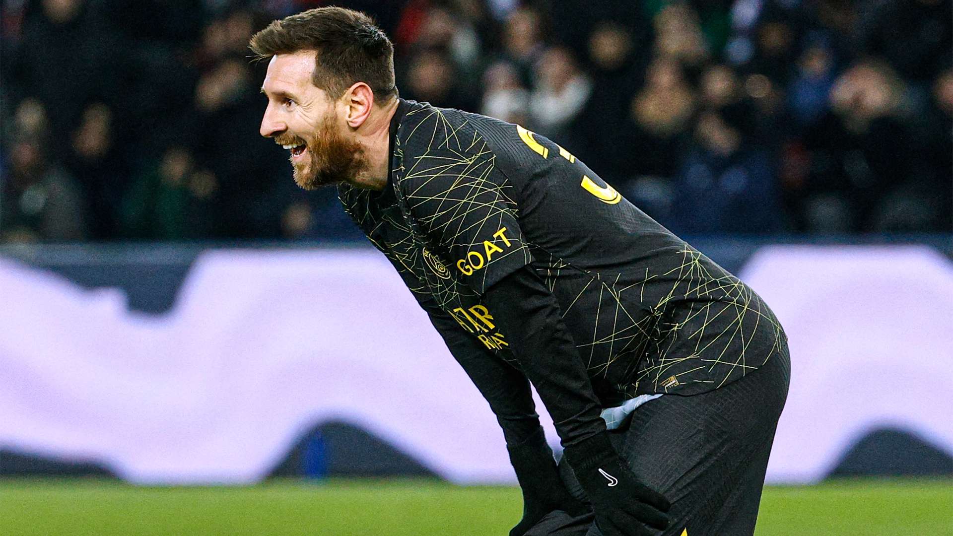 Lionel Messi react PSG Reims 2022-23