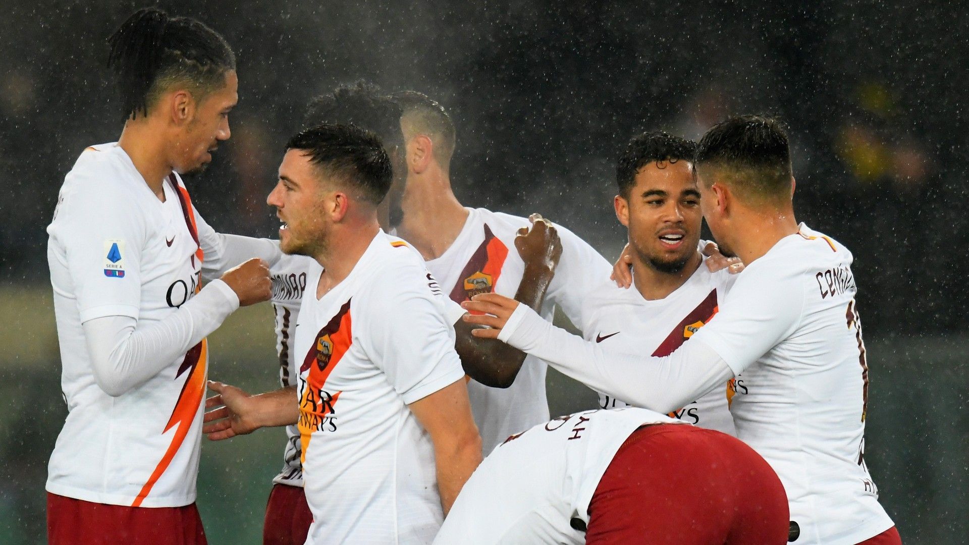 Roma celebrating