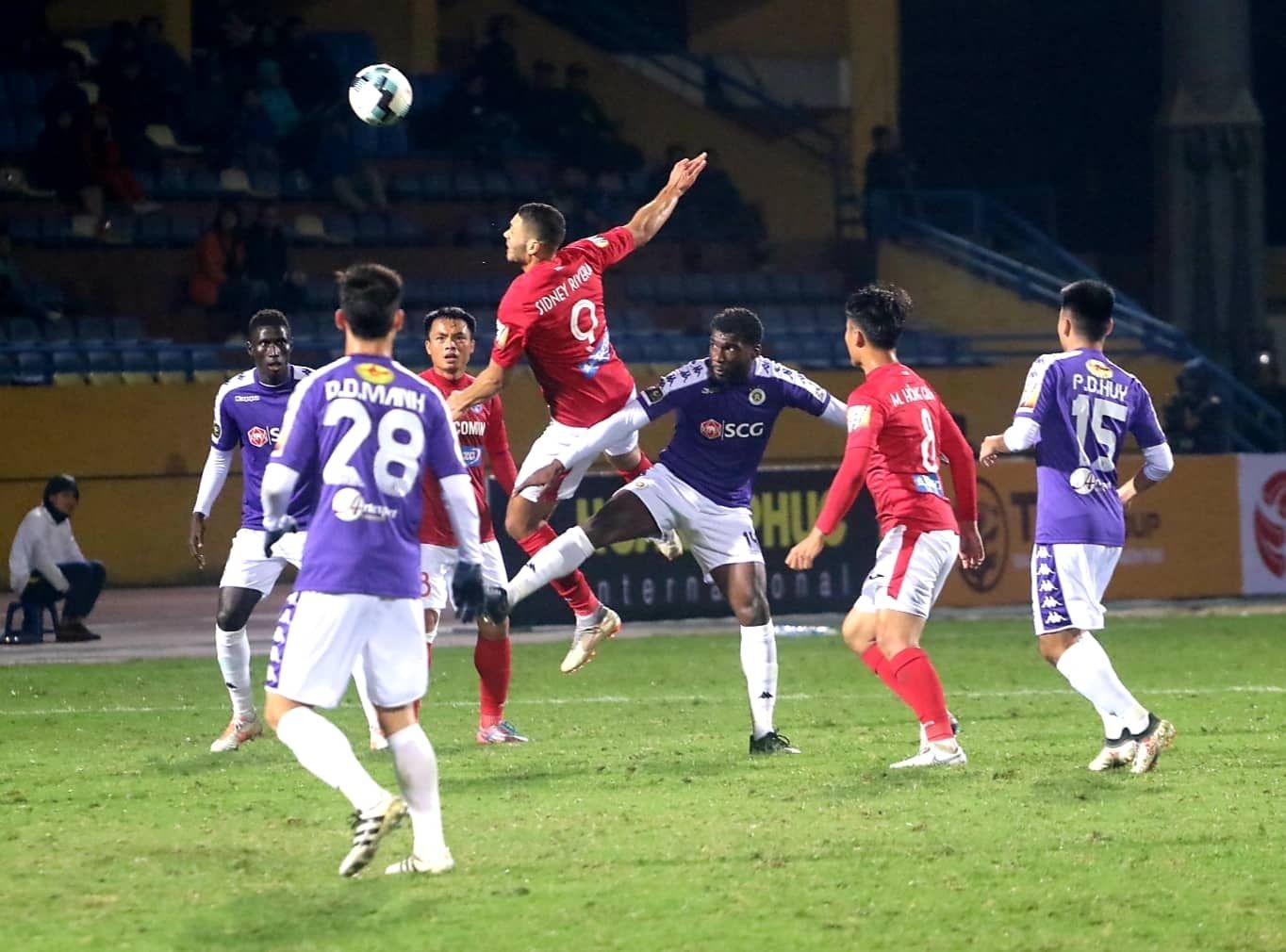 Sidney Rivera Ha Noi vs Than Quang Ninh V.League 2019