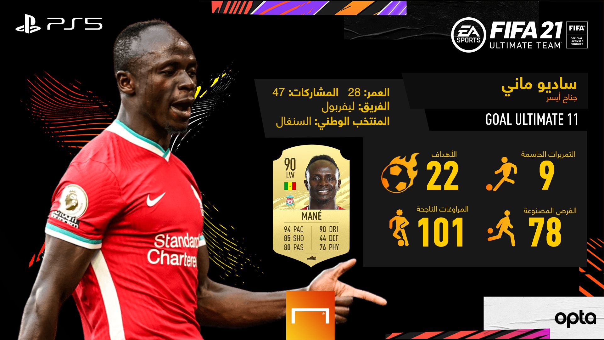 MANE FIFA 21 AR