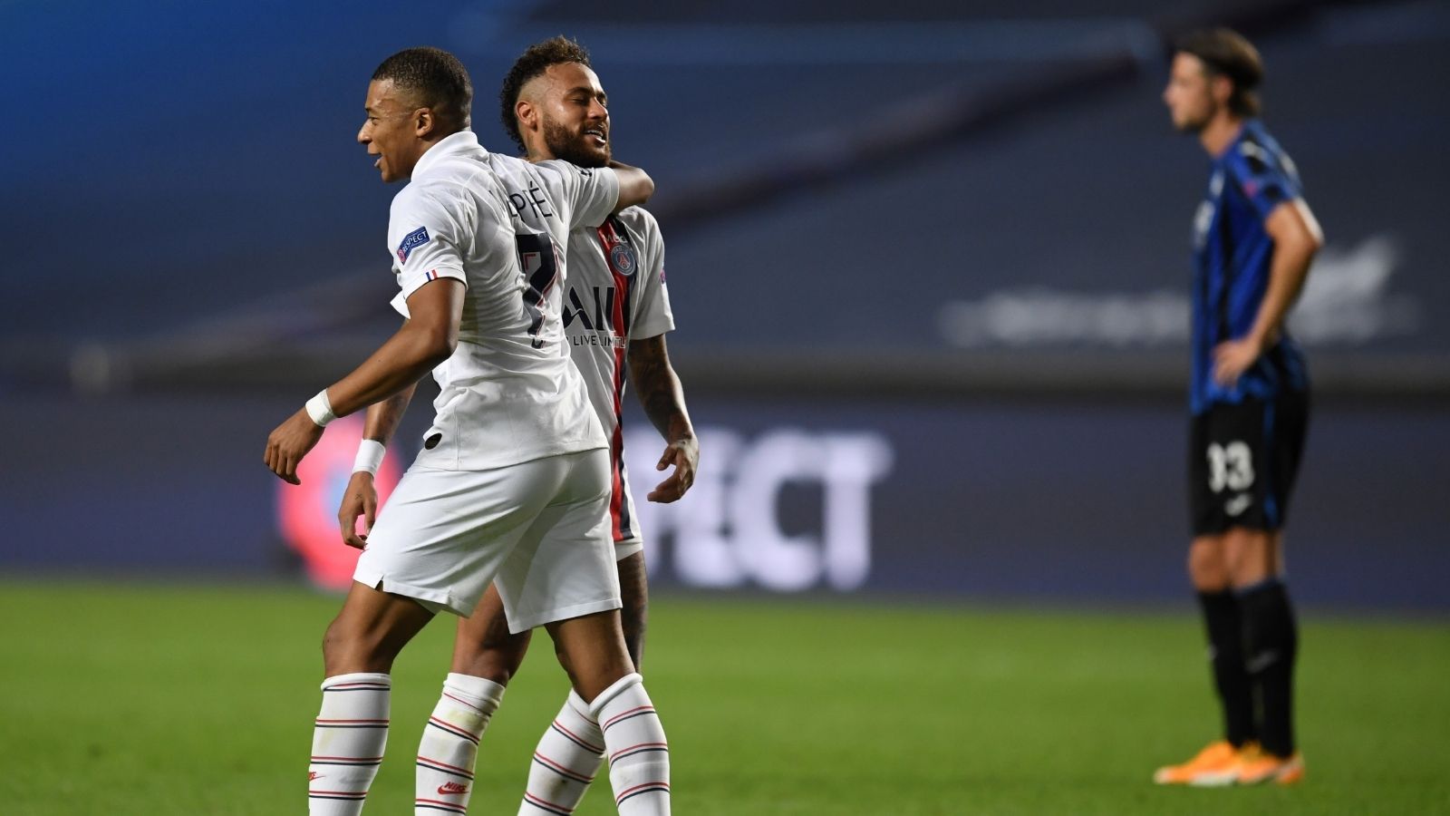 Neymar Kylian Mbappe PSG Atalanta