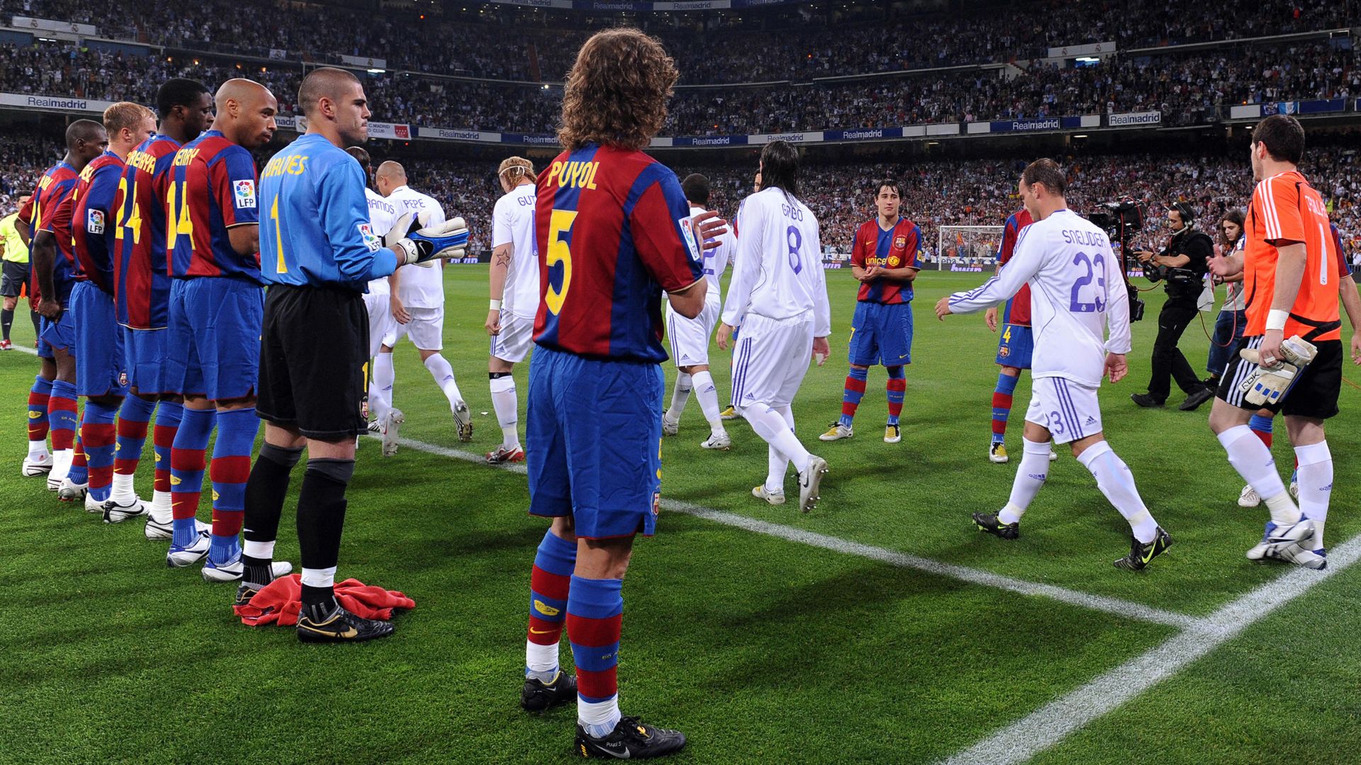Real Madrid FC Barcelona Ehrenspalier 07052008