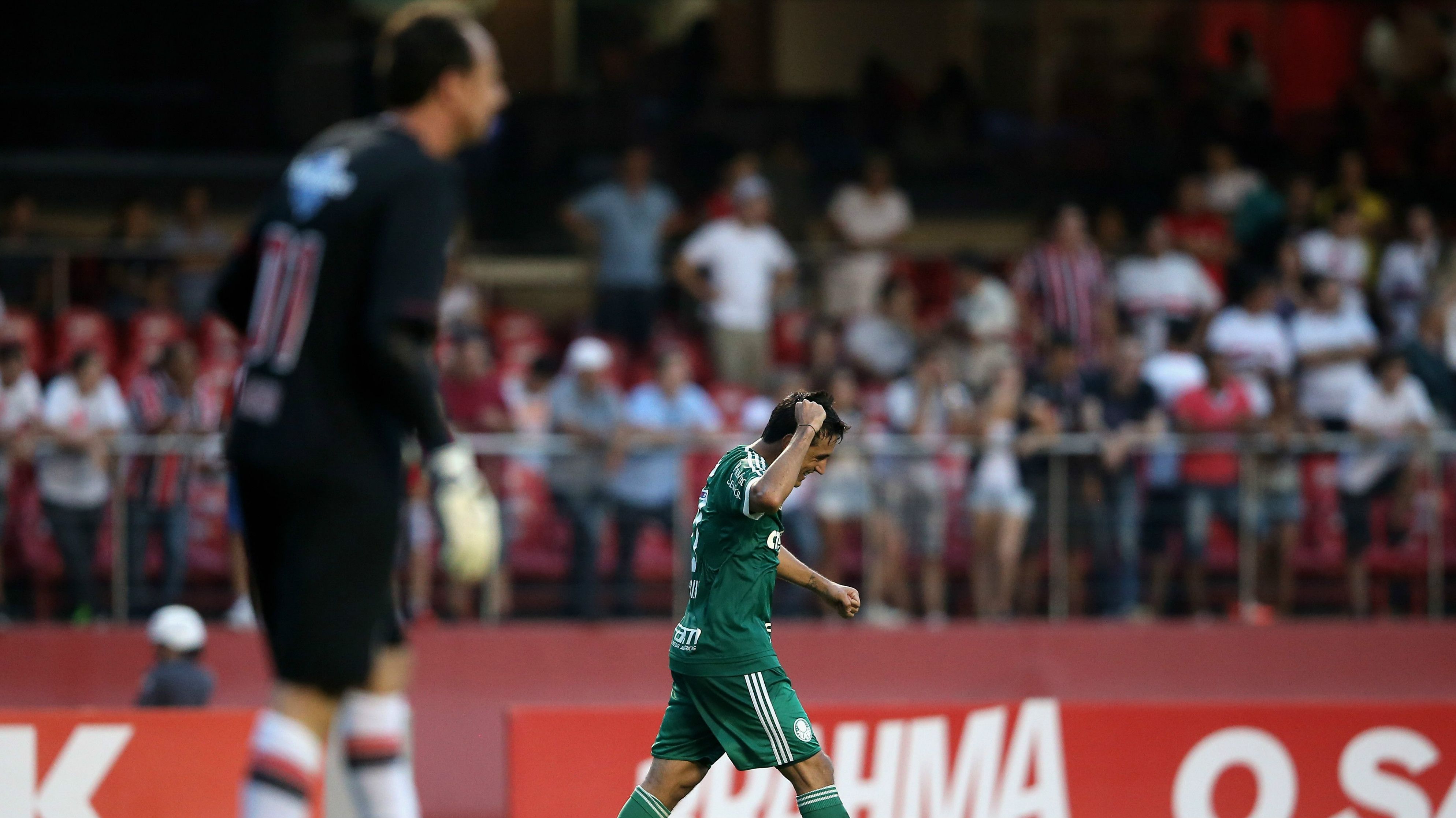 Rogério Ceni e Robinho - São Paulo x Palmeiras