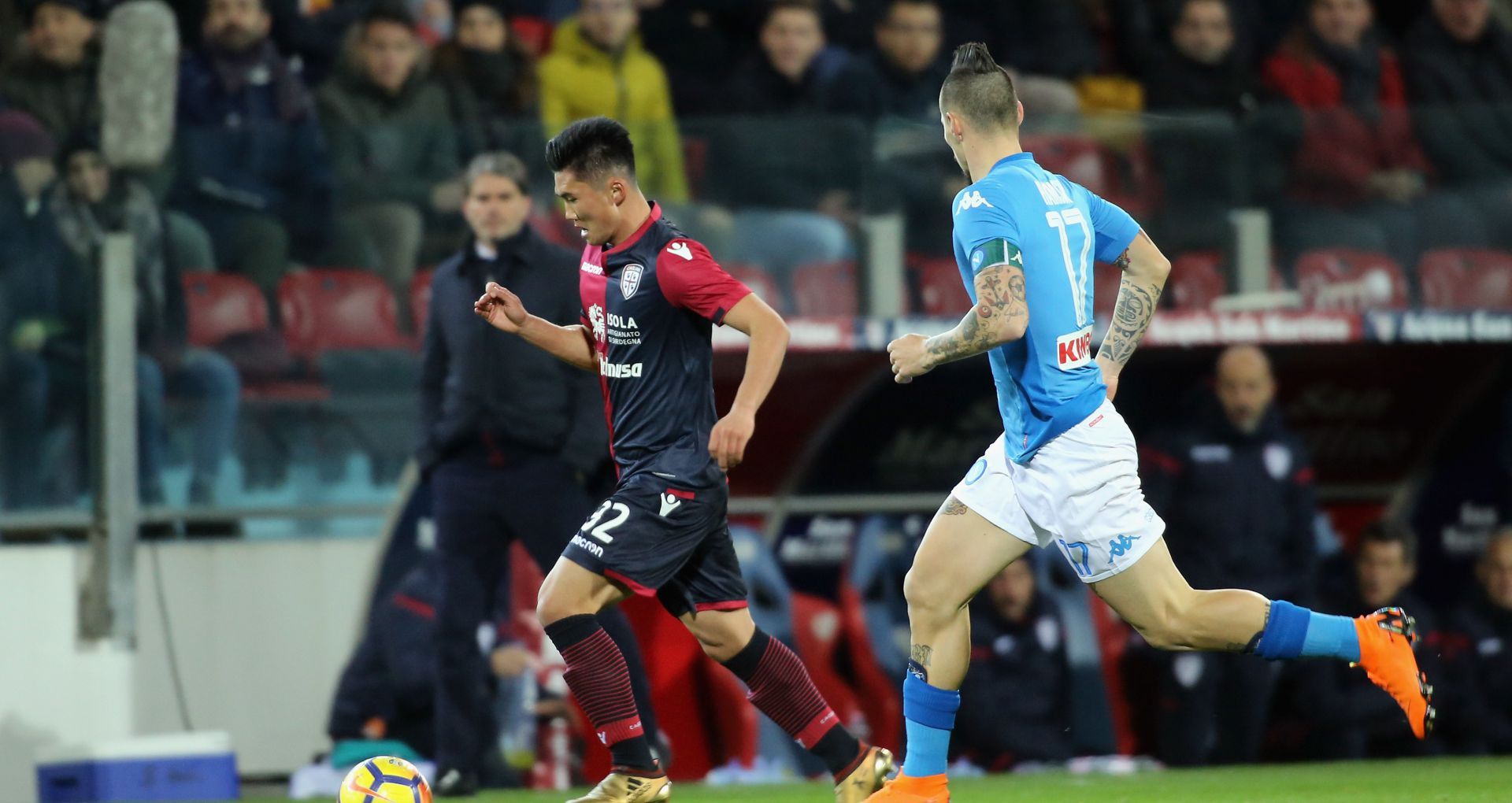 Kwang-song Han  Cagliari Napoli Serie A