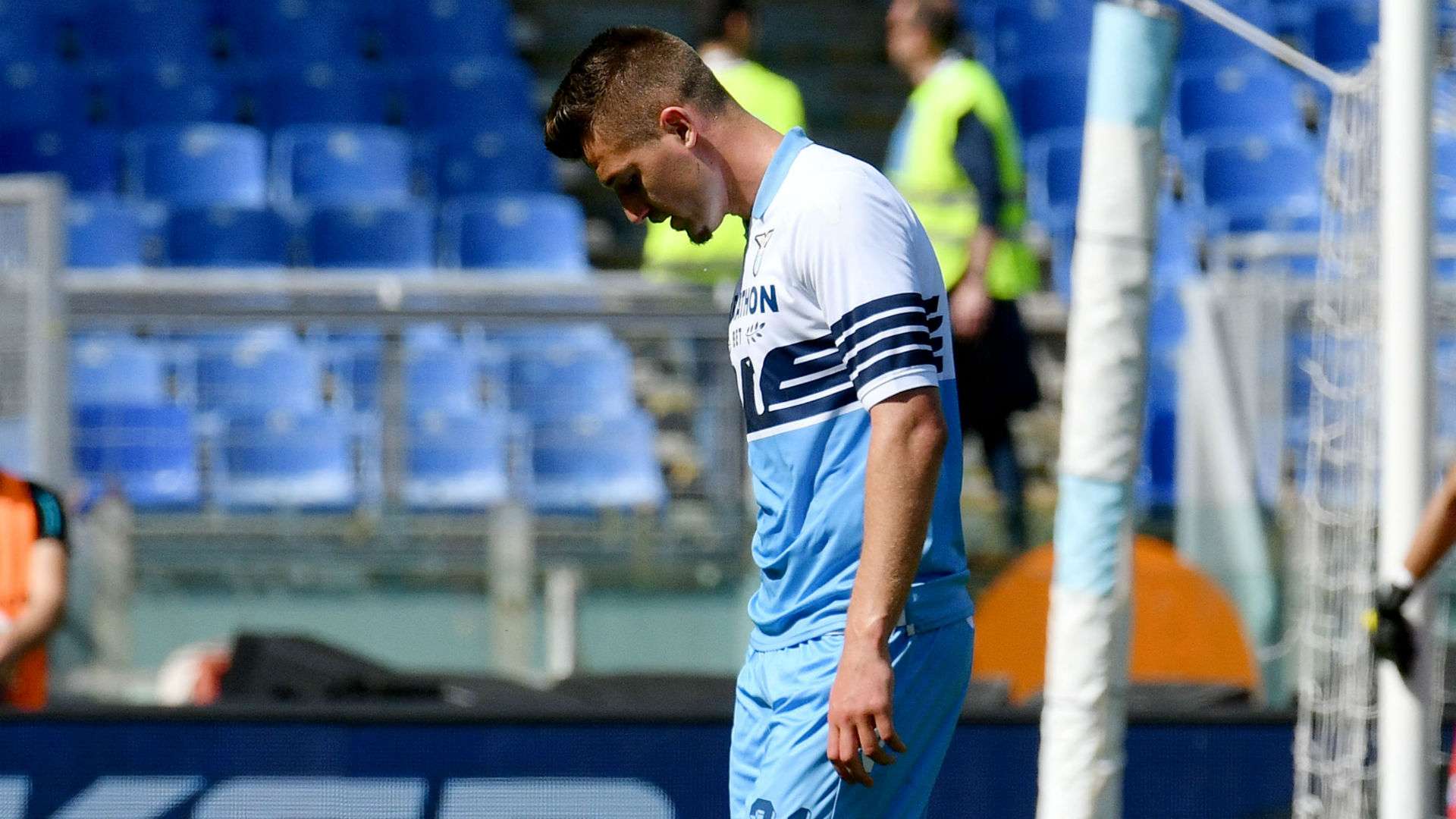 Milinkovic Savic red card Lazio Chievo