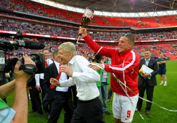 Arsene Wenger - Lukas Podolski