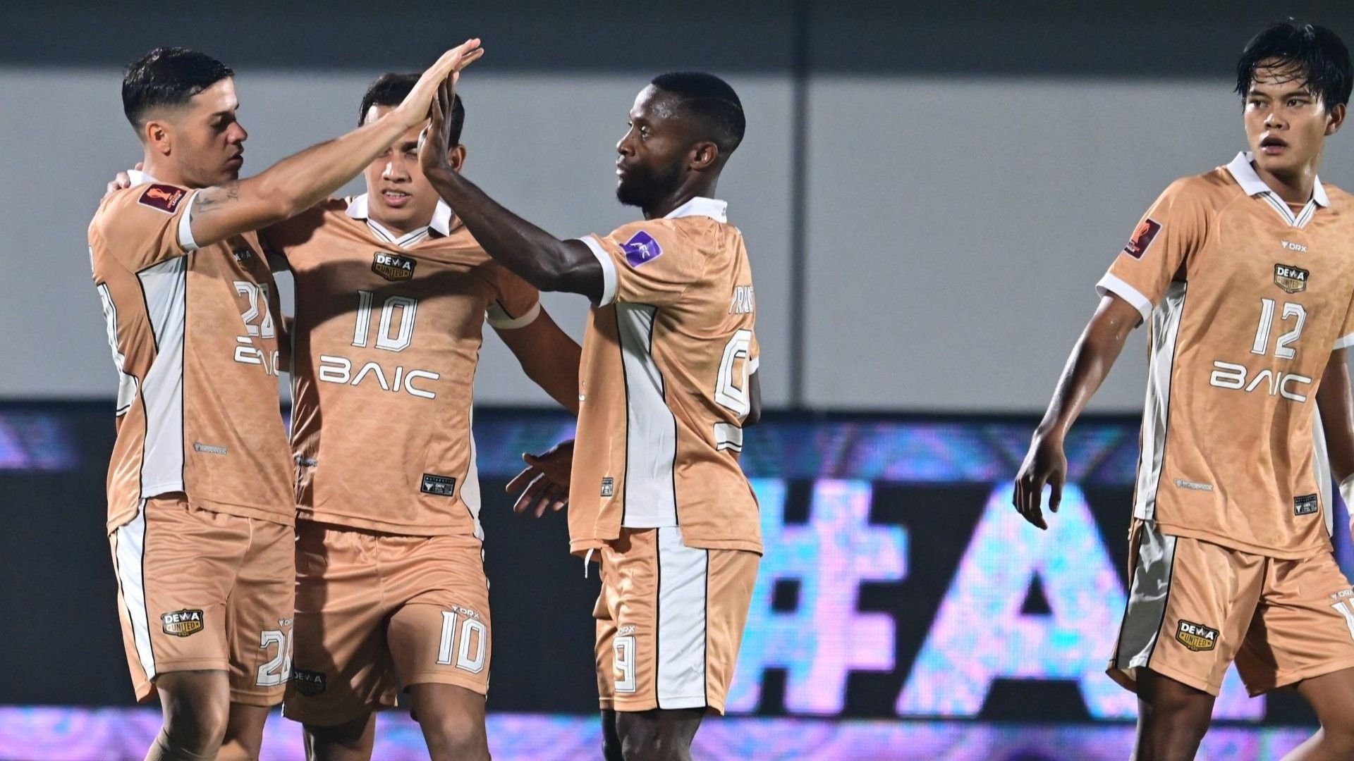 Selebrasi Dewa United vs Tainan City AFC Challenge League 29102025