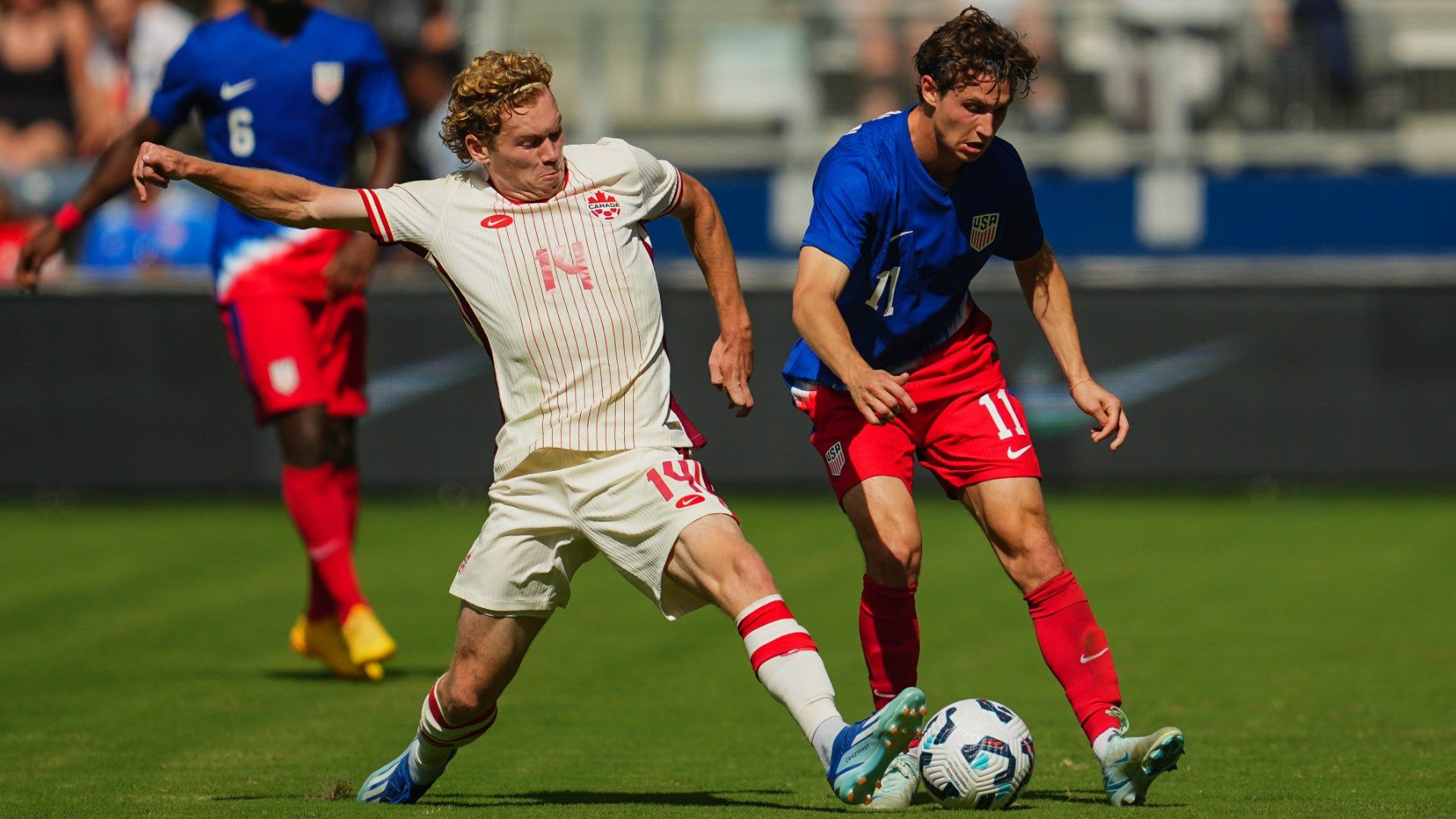 Aaronson Shaffelburg USMNT Canada 2024