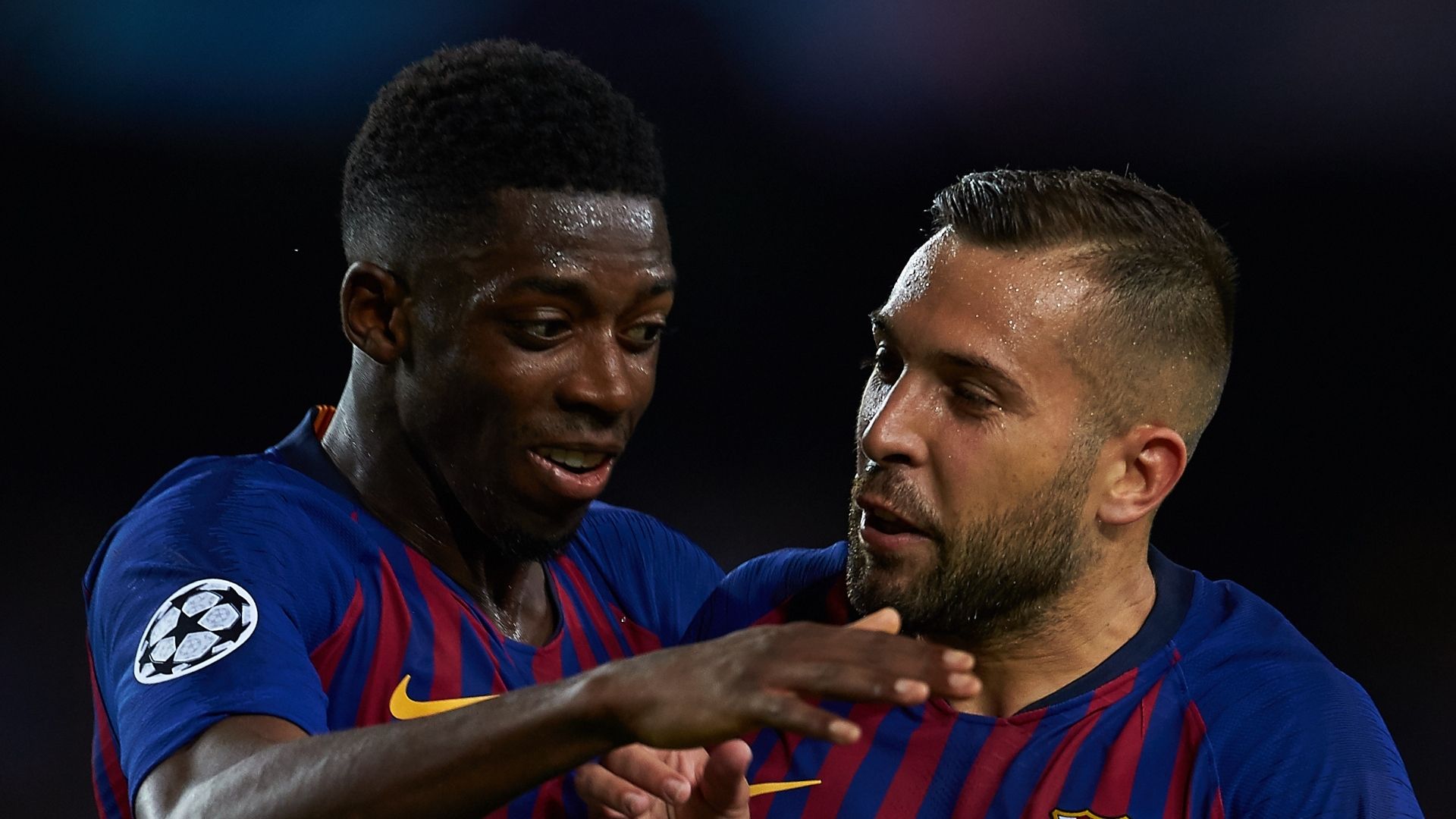 Ousmane Dembele Jordi Alba 2019