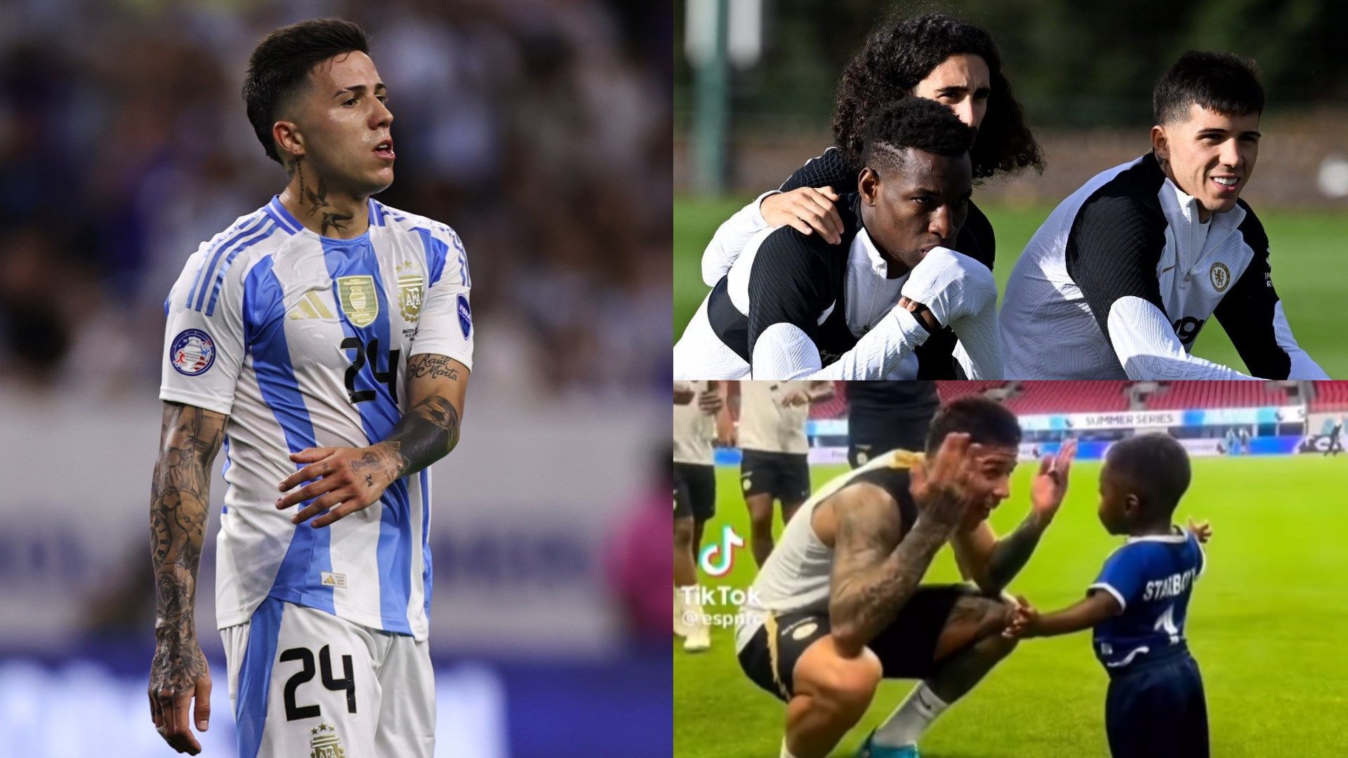 Enzo Fernandez Nicolas Jackson stack 2024