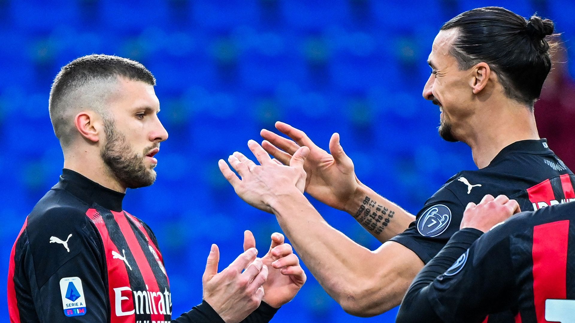 Ante Rebic Zlatan Ibrahimovic AC Milan 2020-21