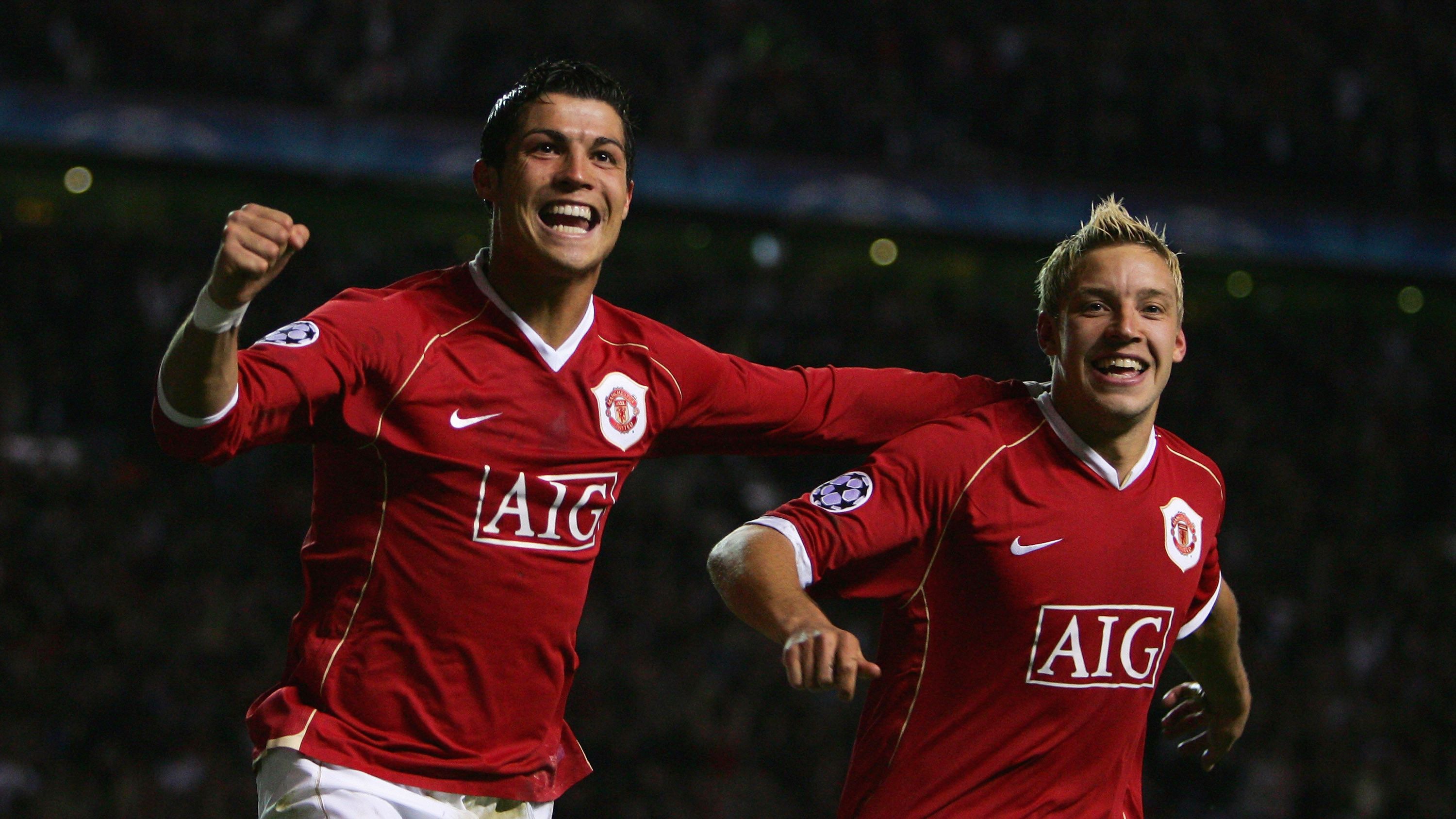 Alan Smith Cristiano Ronaldo Manchester United