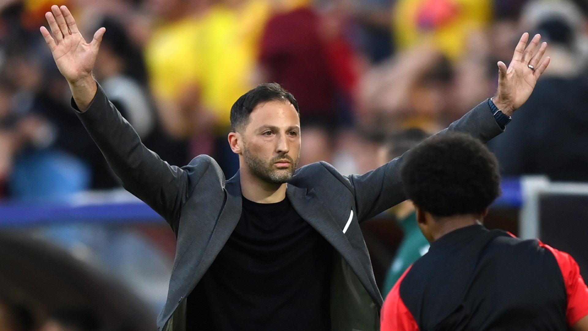 Belgium manager Domenico Tedesco