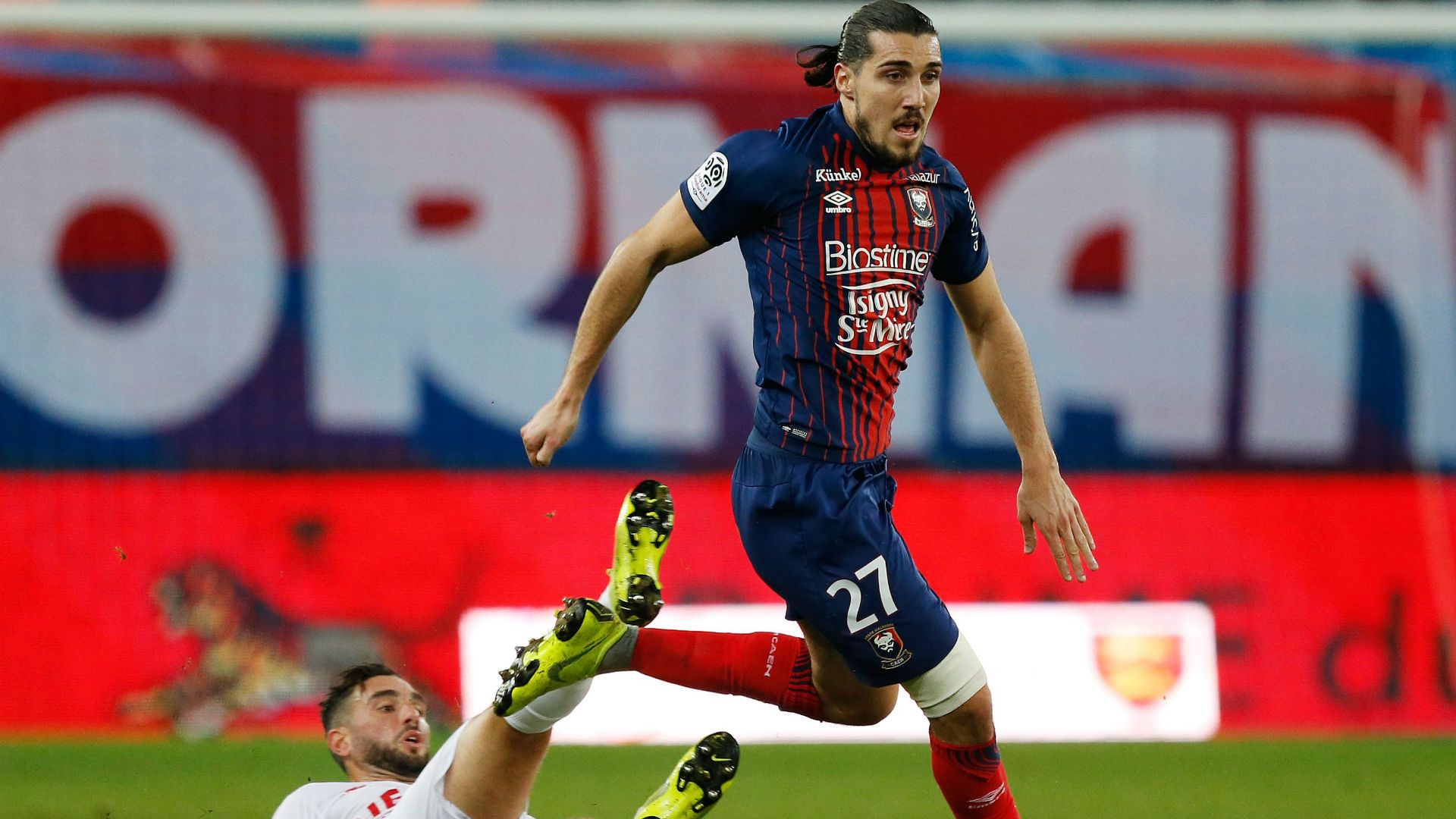 Jordan Ferri Enzo Crivelli Caen Nimes Ligue 1 05122018