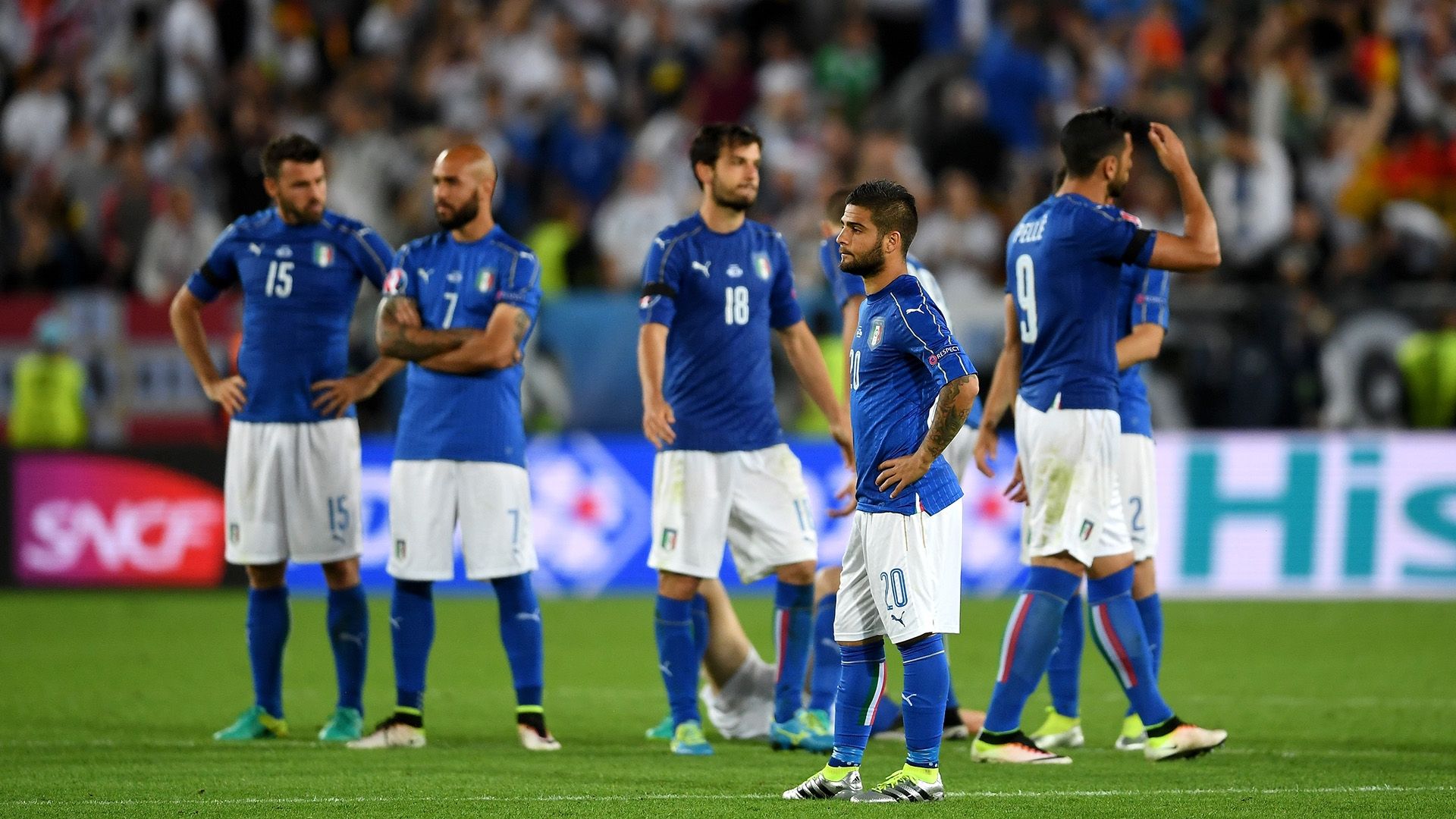 Italy players vs Germany