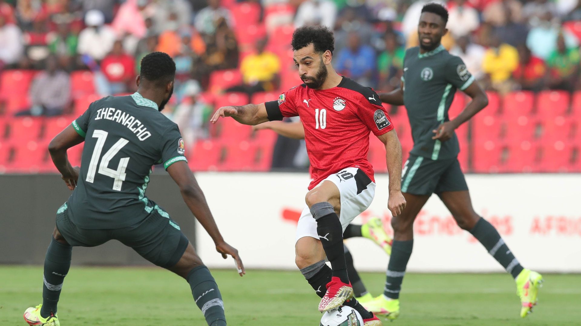 Mohamed Salah of Egypt, Nigeria's Kelechi Iheanacho