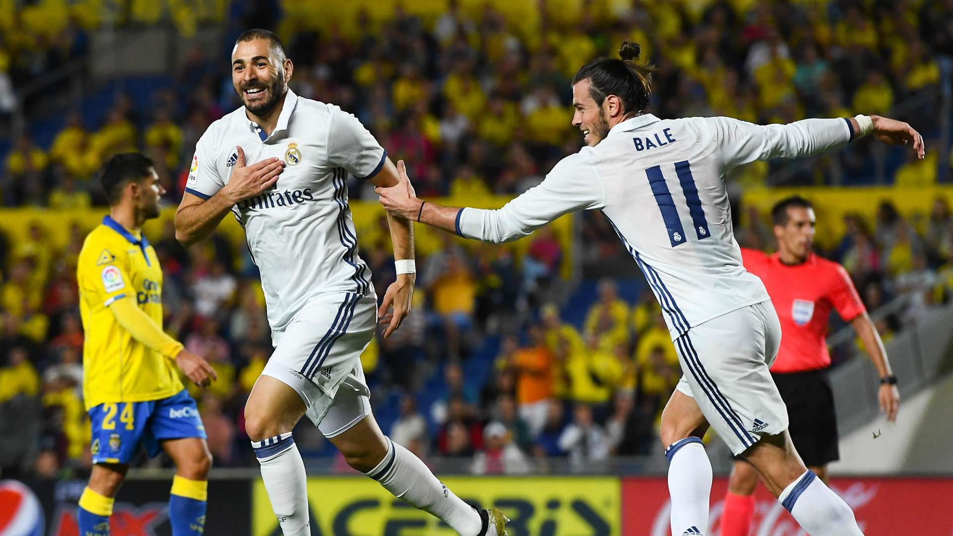 Karim Benzema Gareth Bale Las Palmas Real Madrid LaLiga