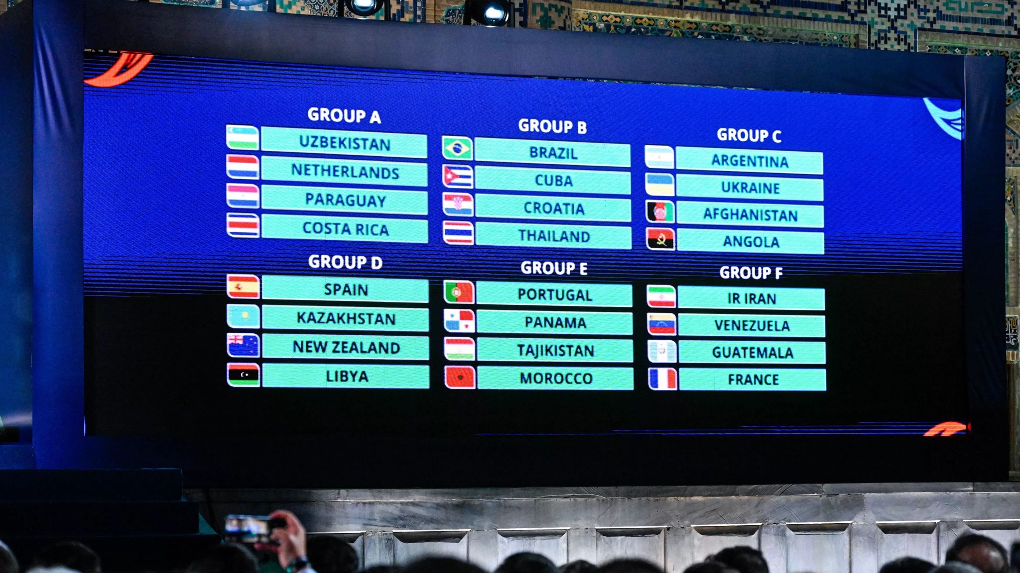 2024 풋살 월드컵 조 추첨