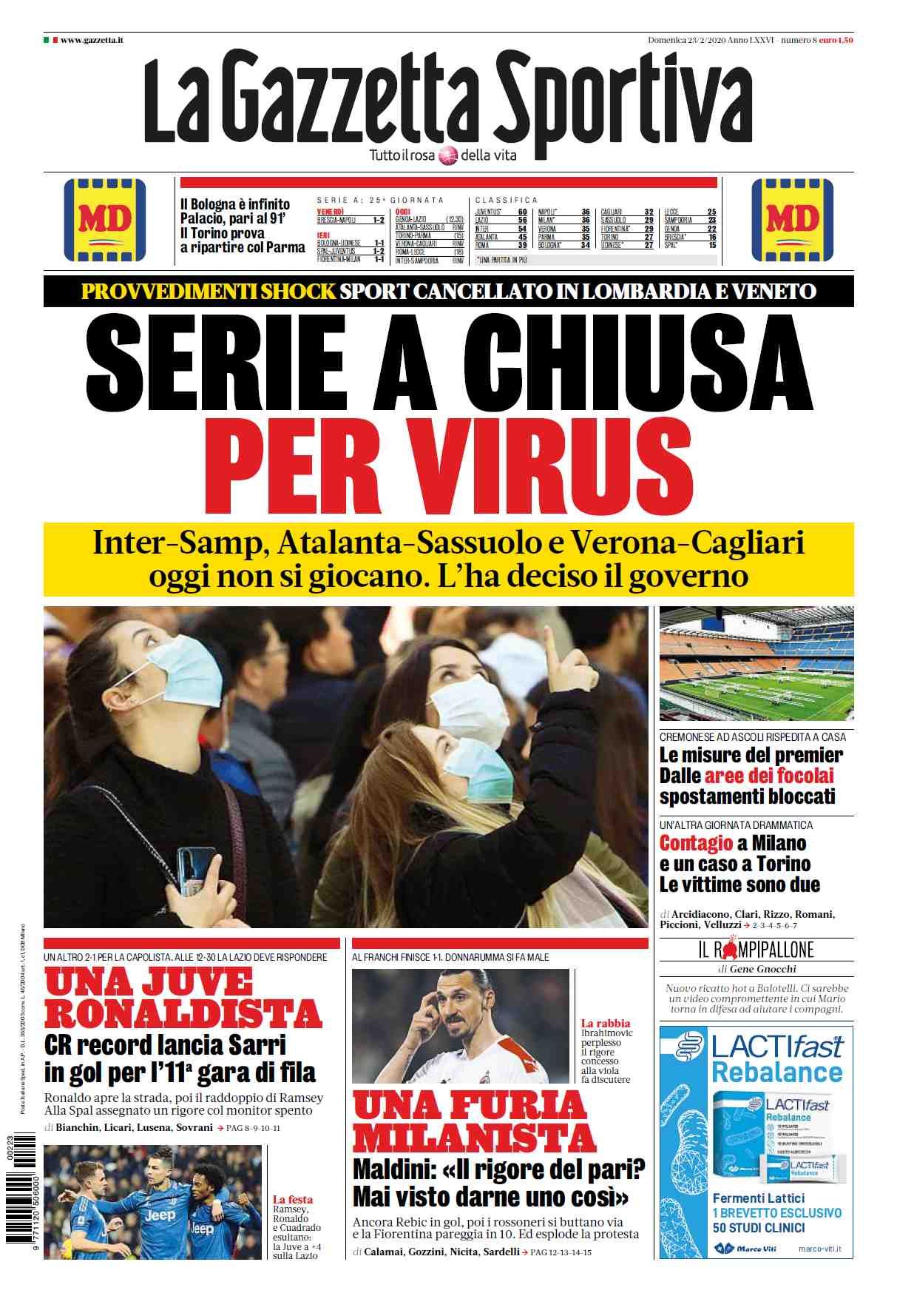 22 February Gazzetta