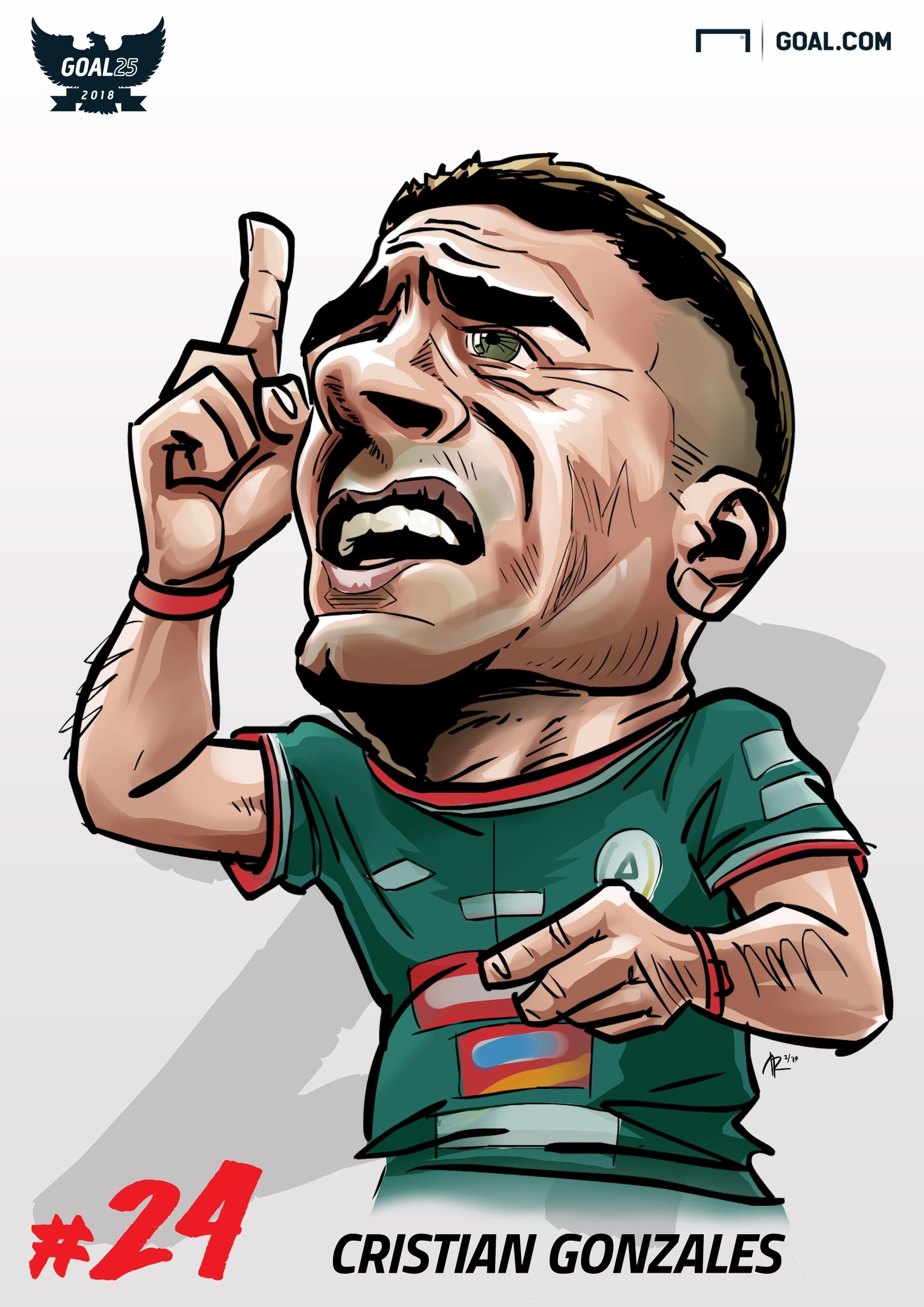 GOAL 25 Cristian Gonzales